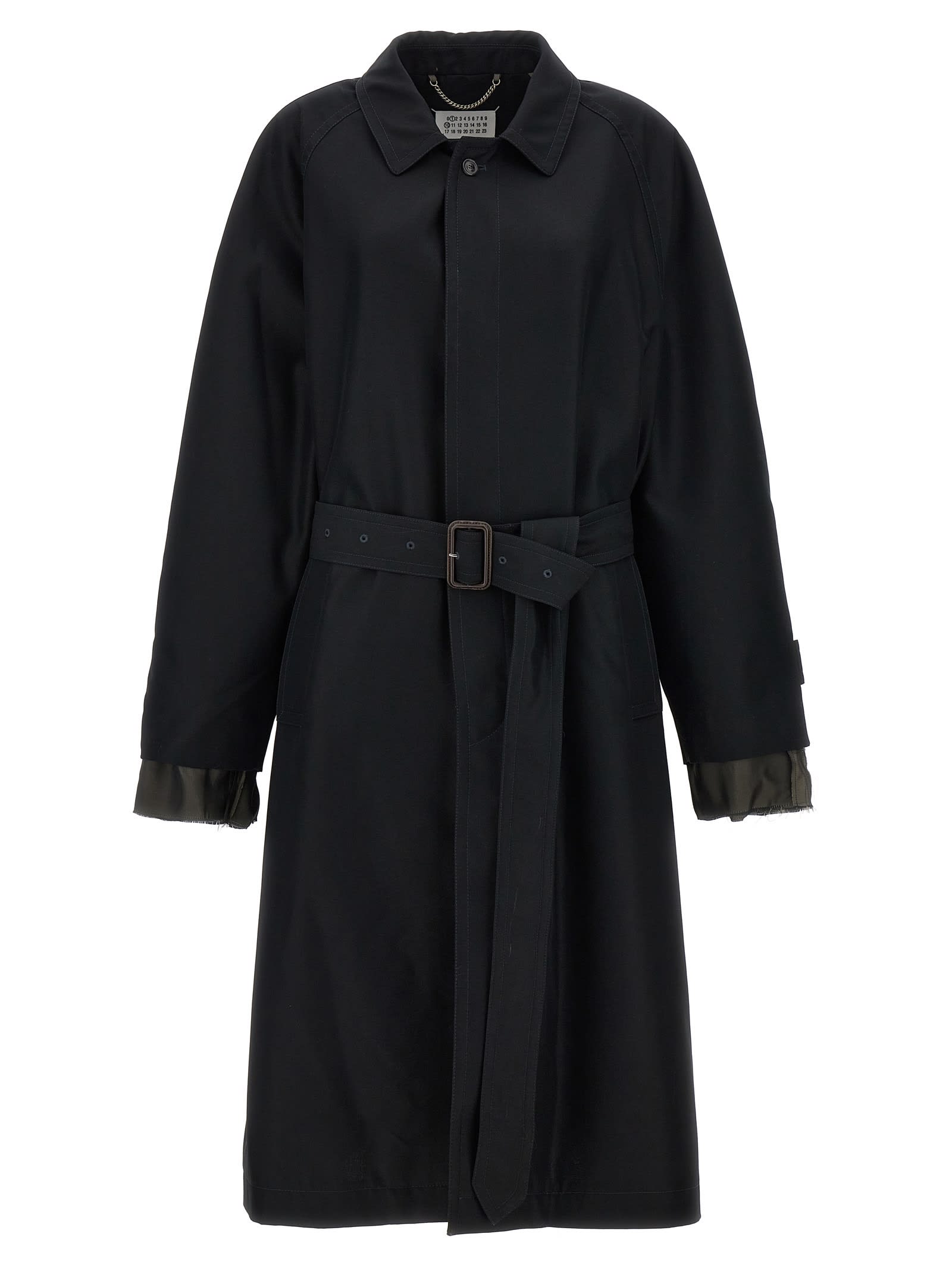 【送料&関税込】Maison Margiela Single-breasted Trench Maison Margiela Long Single-breasted Trench Coat | italist