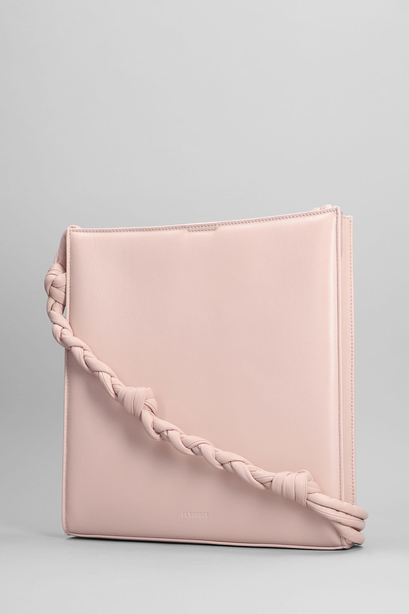 【送料&関税込】Jil Sander Pink Leather Tangle Shoulder Bag Jil Sander Pink Leather Tangle Shoulder Bag () IFCHIC.COM