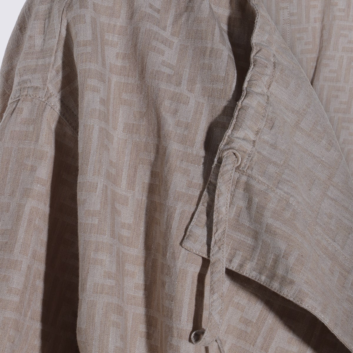アウターその他 FENDI BEIGE COTTON CASUAL JACKET Jacket Fur Beige | Fendi