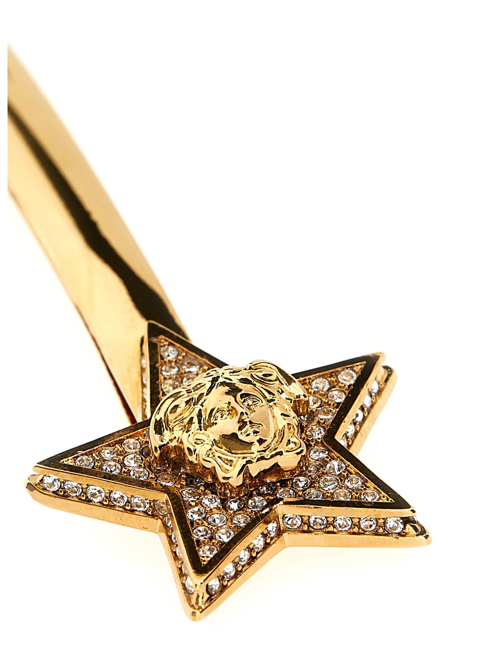 Versace Gold Medusa Tie Pin in Metallic for Men