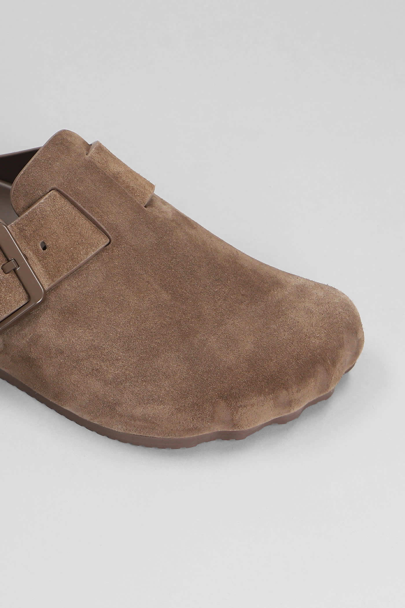 BALENCIAGA 関税込 サンデーミュール Balenciaga Sunday Suede Mules | Brown | FARFETCH