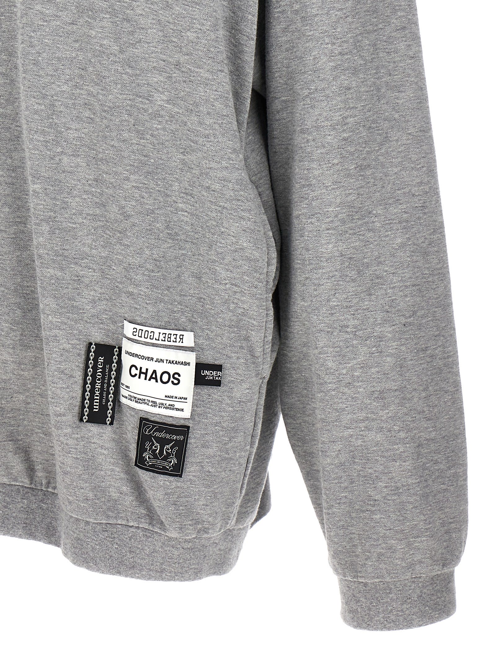 スウェット・トレーナー UNDERCOVER 'Chaos and Balance' sweatshirt Gray Undercover Jun Takahashi 'chaos And Balance' Sweatshirt