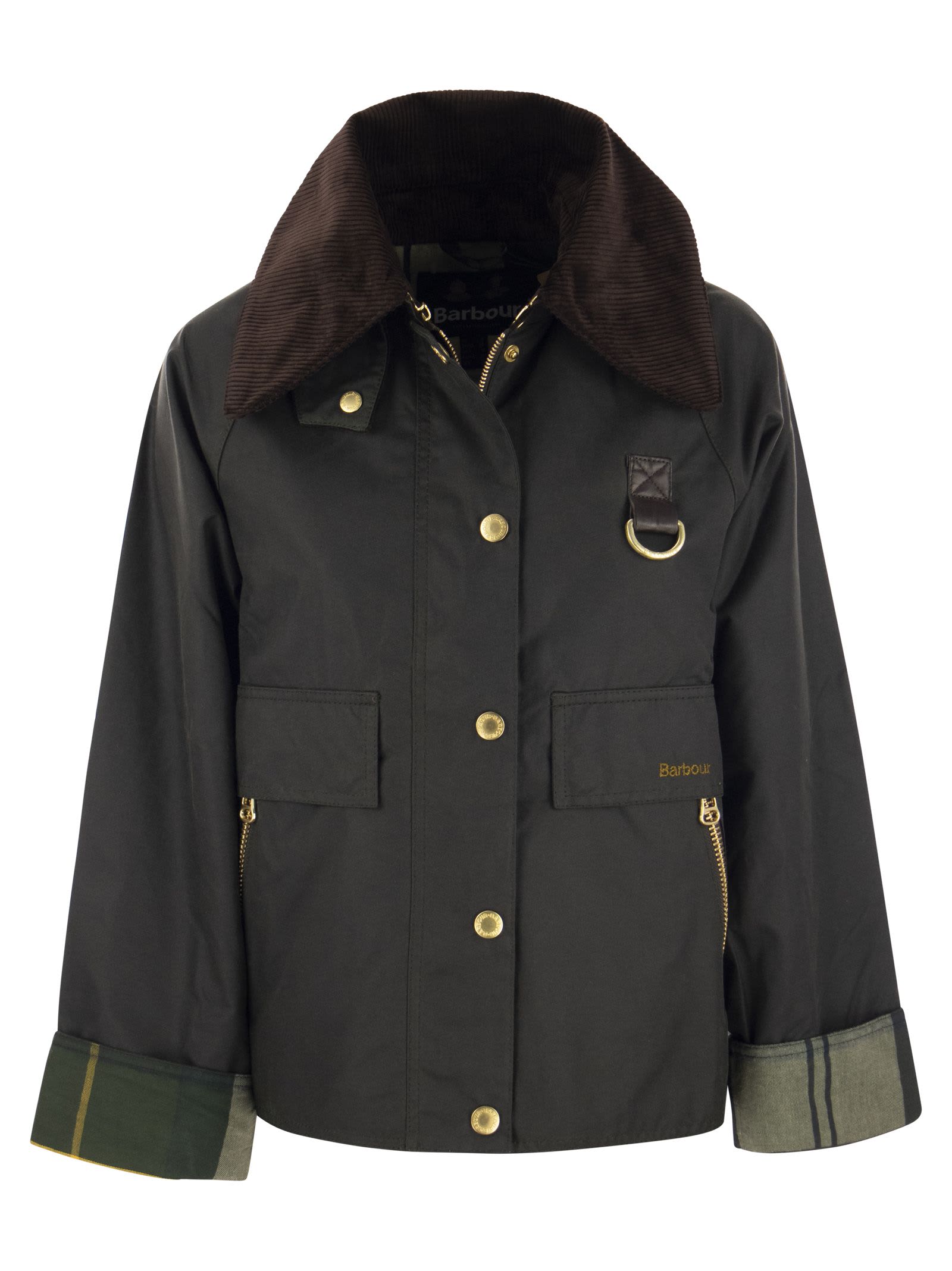 Barbour 'catton Wax' Green Waxed Cotton Jacket | italist
