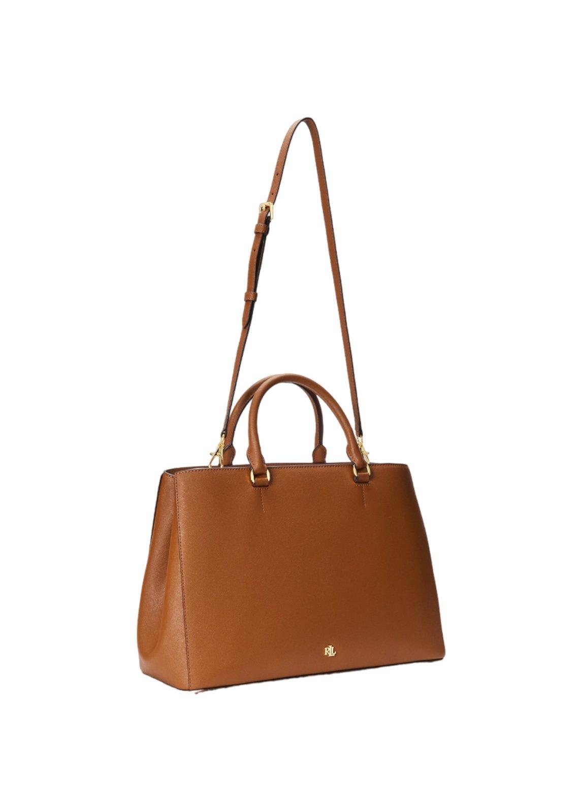 【送料&関税込】Polo Ralph Lauren Hanna Logo Plaque Tote Bag Polo Ralph Lauren Hanna Logo Plaque Tote Bag - POIZON