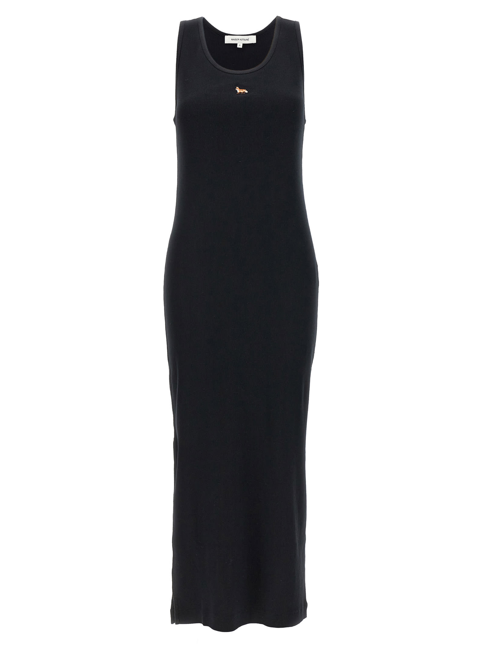 ワンピース MAISON KITSUNE SS25 'Baby Fox' dress (MW01602KJ0125 P199) BABY FOX RIBBED TANK DRESS | Maison Kitsuné