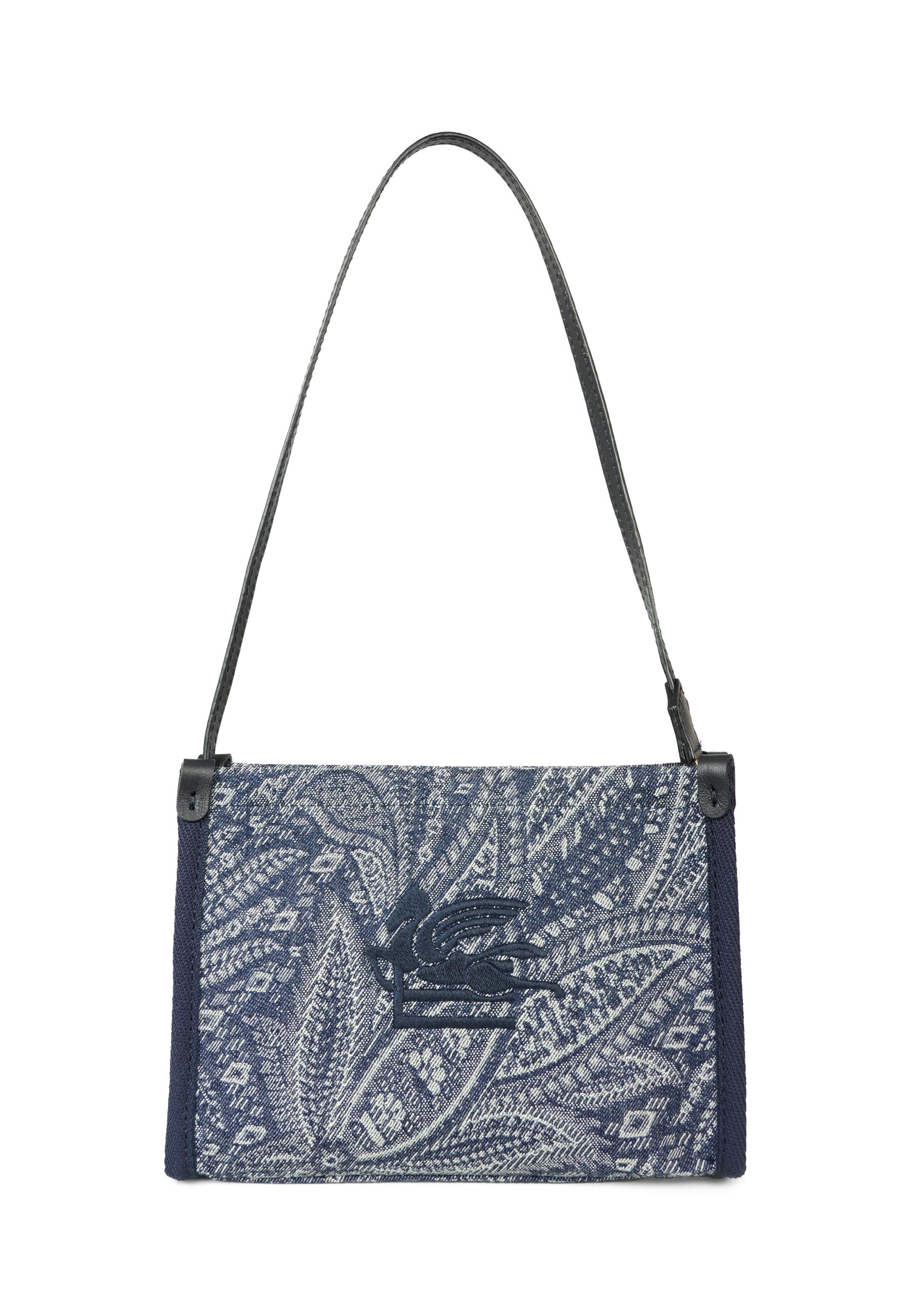 Etro Blue Bag For Girl With Pegasus アクセサリー&ギフト Etro Blue Bag For Girl With Pegasus アクセサリー&ギフト