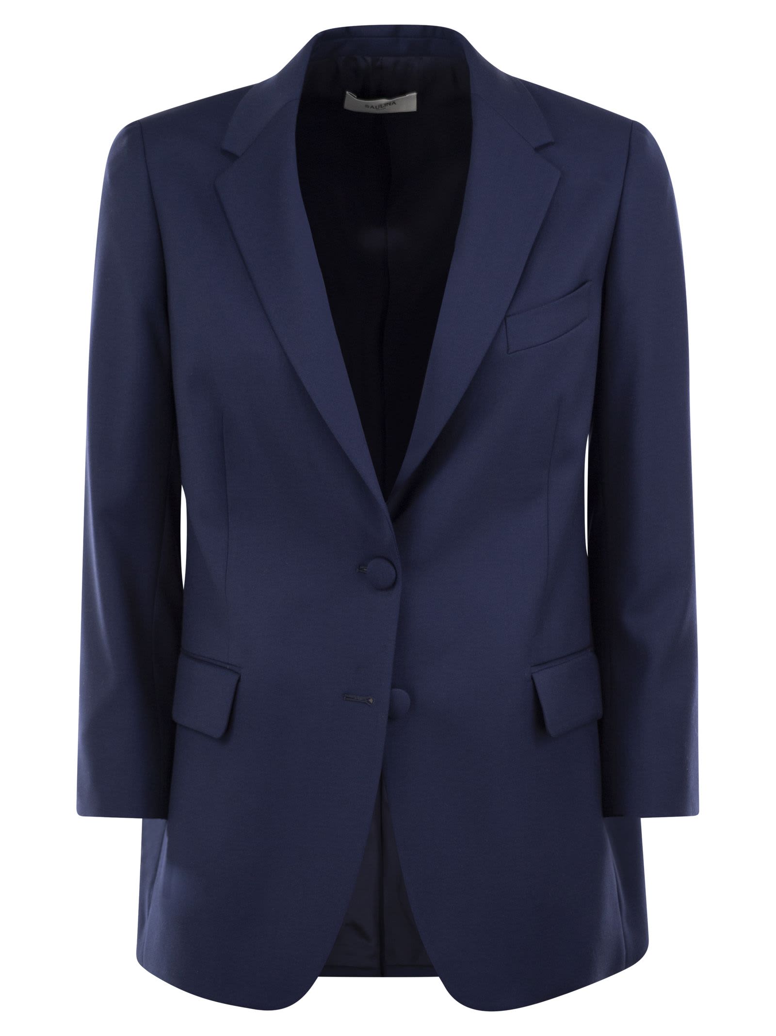 ジャケット SAULINA FW24 ANTONIA - Single-breasted jacket (SAC090 10) Saulina Milano Antonia - Single-breasted Jacket | italist