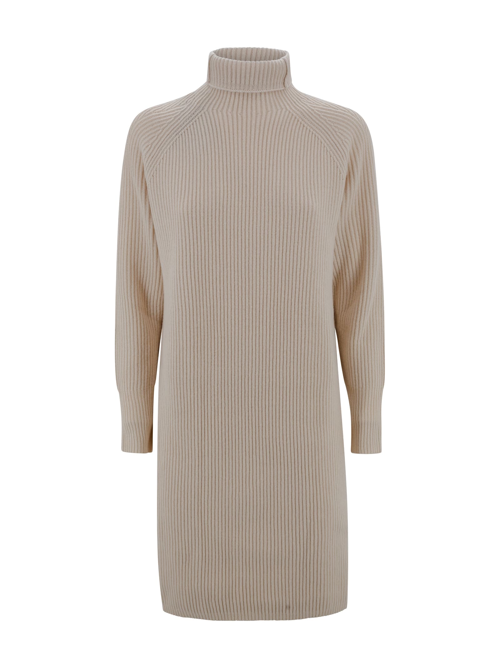 ribbed cashmere blend dress