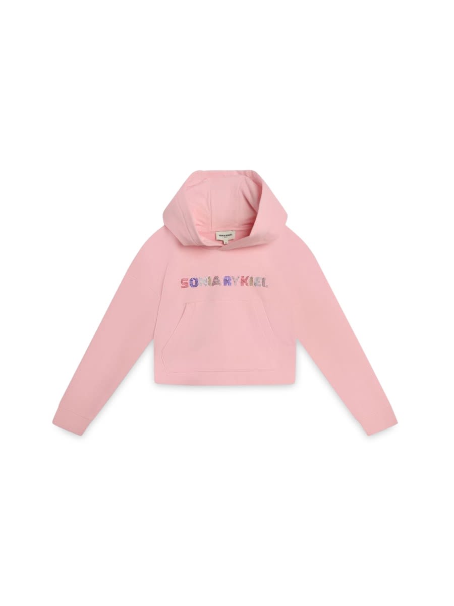 美品　SONIA RYKIEL　ピンクベージュ　コットンジャケット　L SONIA RYKIEL ウール コットン ノーカラージャケット ベージュ
