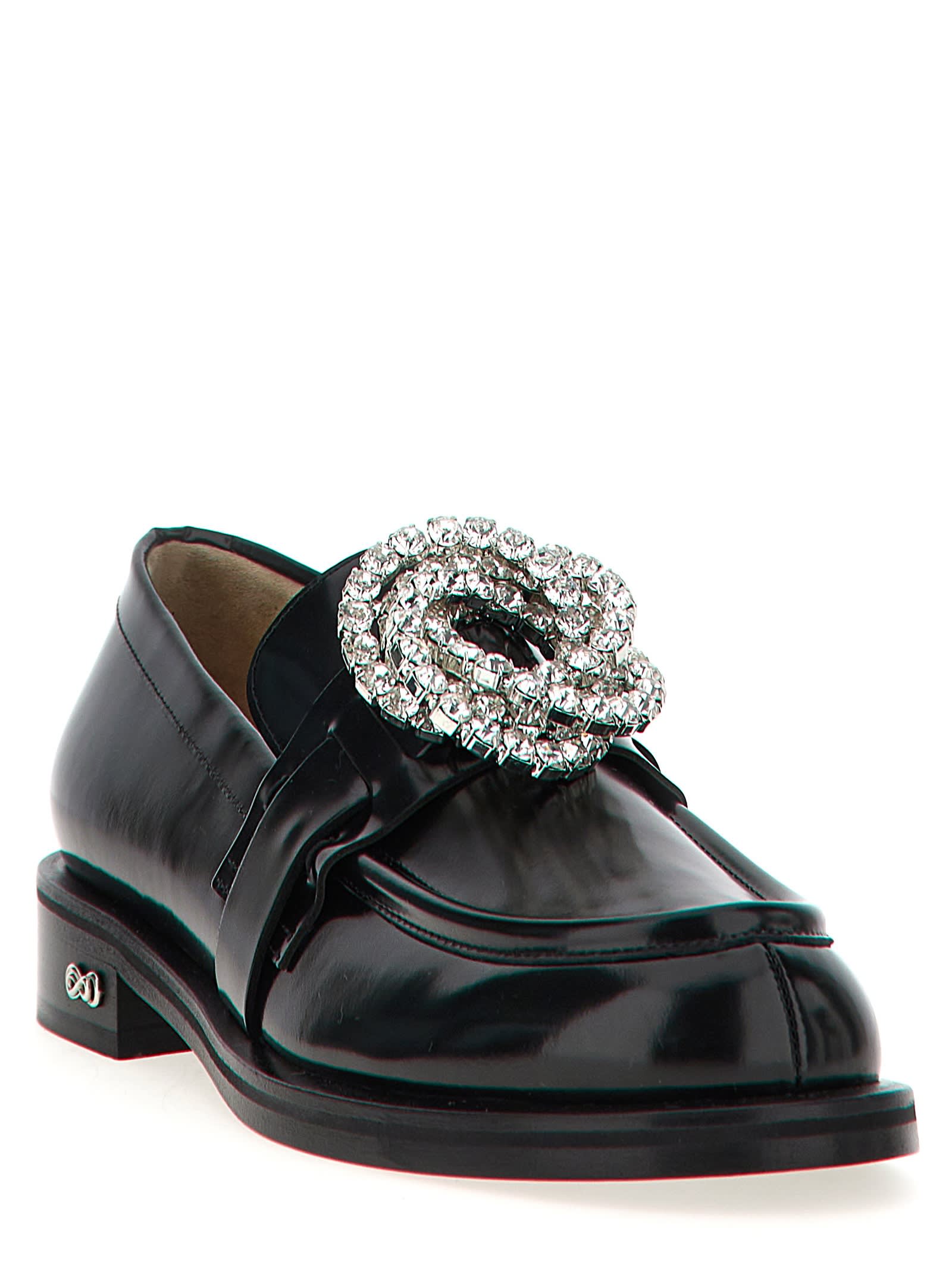 ローファー・オックスフォード MACH & MACH 'Galaxy Black' loafers (PF24S0743030CLF BLK) Mach & Mach 'galaxy Black' Loafers | italist