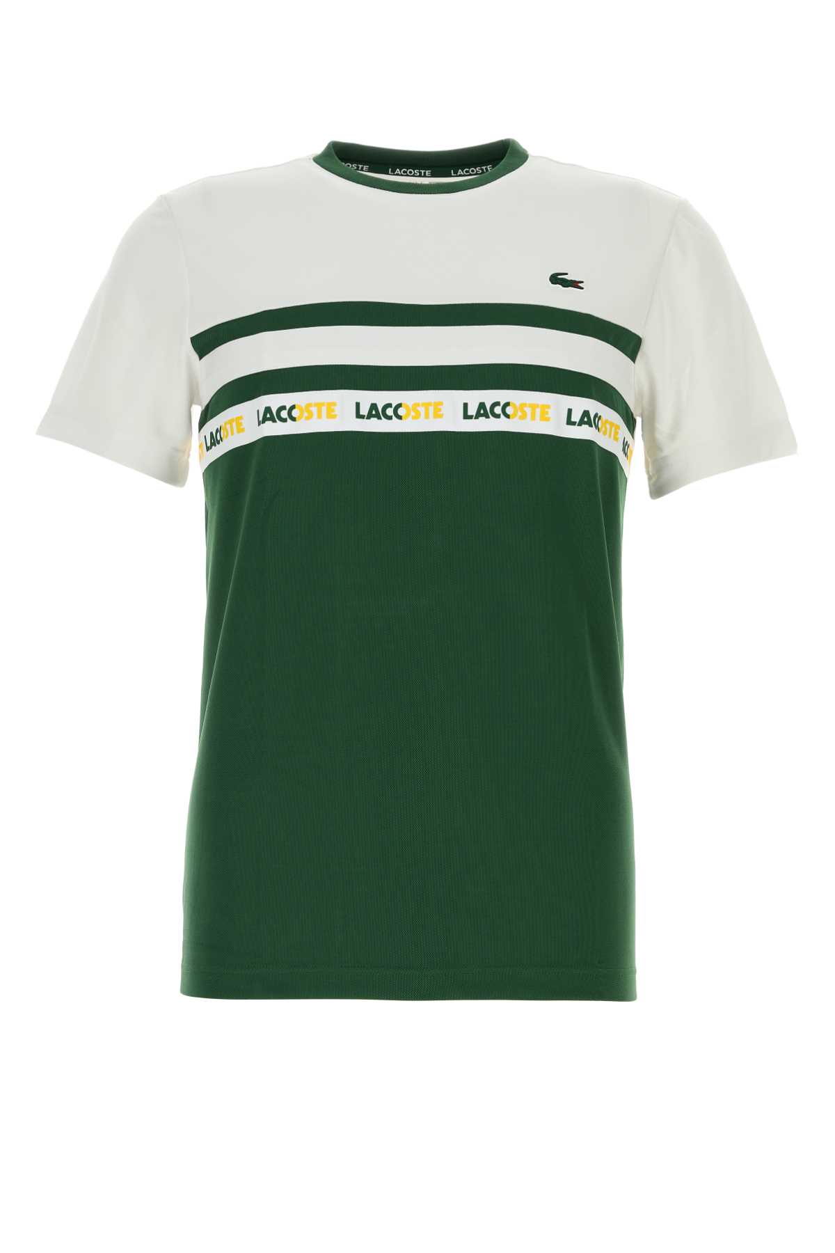 Tシャツ・カットソー LACOSTE SS24 Two-tone polyester t-shirt (TH7515 291) Lacoste Two-tone Polyester T-shirt | italist