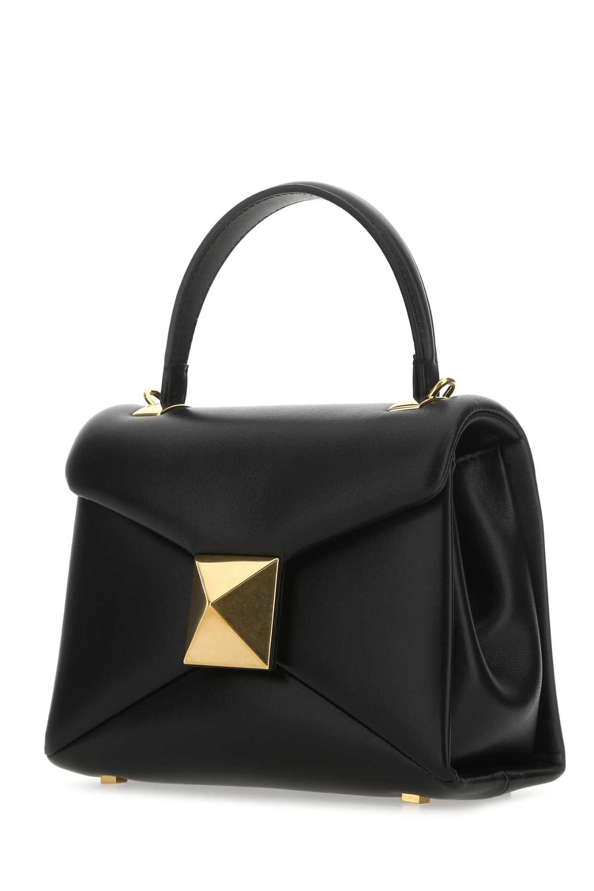 ハンドバッグ Valentino Garavani Black Nappa Leather Mini One Stud Handbag Valentino Garavani Black Nappa Leather Mini One Stud Handbag