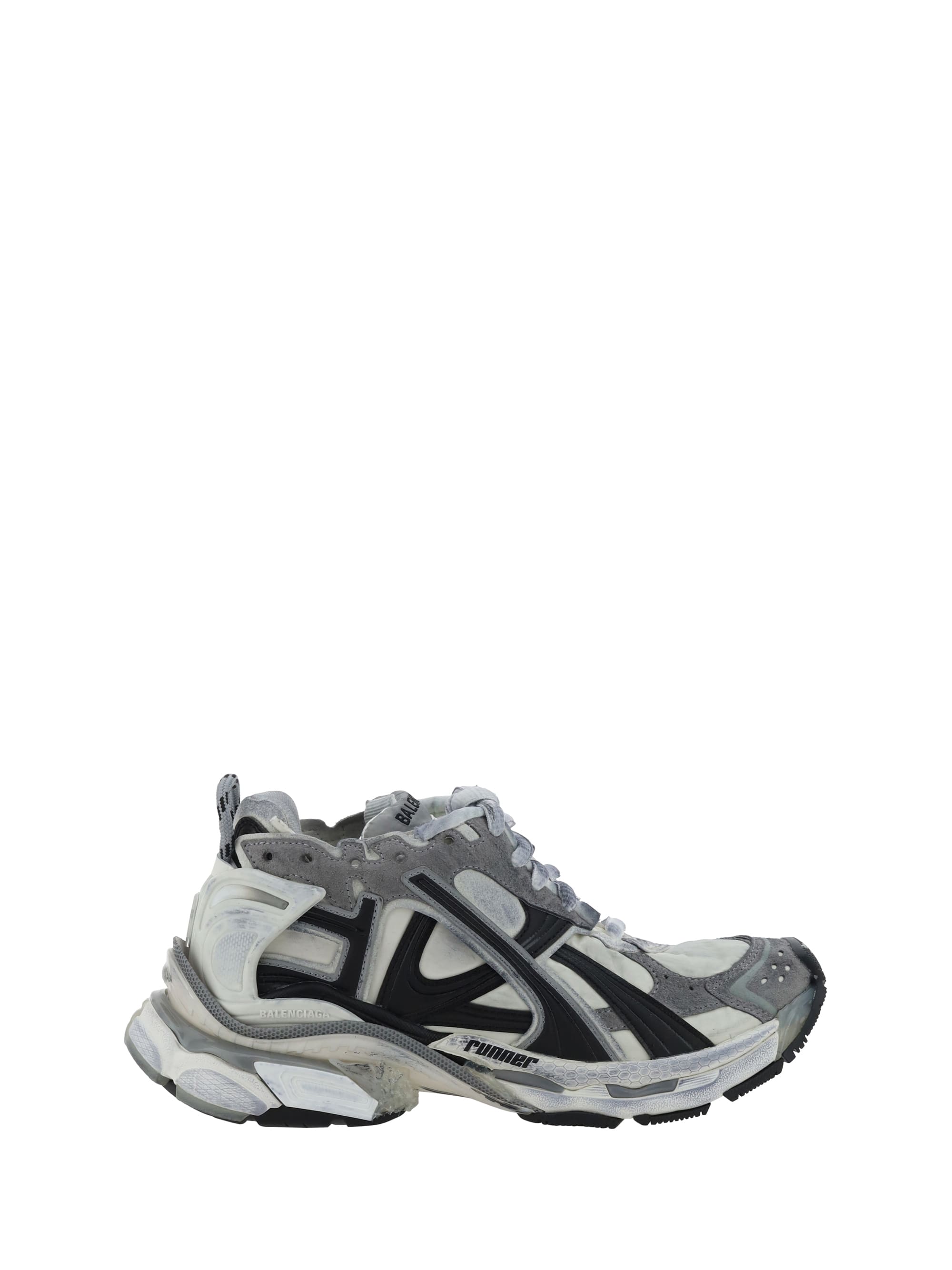 【Balenciaga】 RUNNER SNEAKERS スニーカー 772767W3RMU Women's Runner Sneaker in Grey | Balenciaga US
