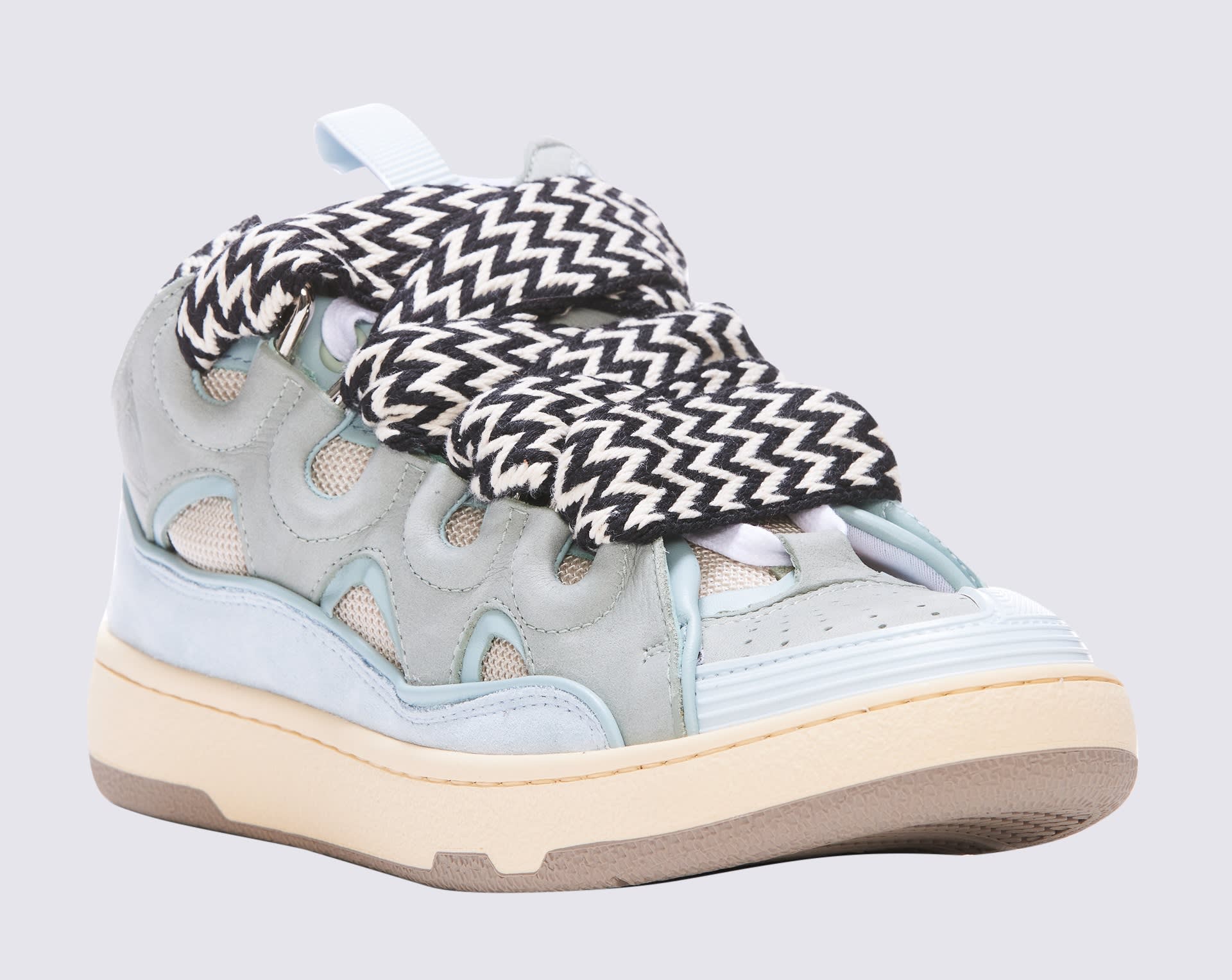 スニーカー LANVIN Woman Sneakers Blue FUSKDK12MONO 281 Leather Curb Sneakers | Lanvin