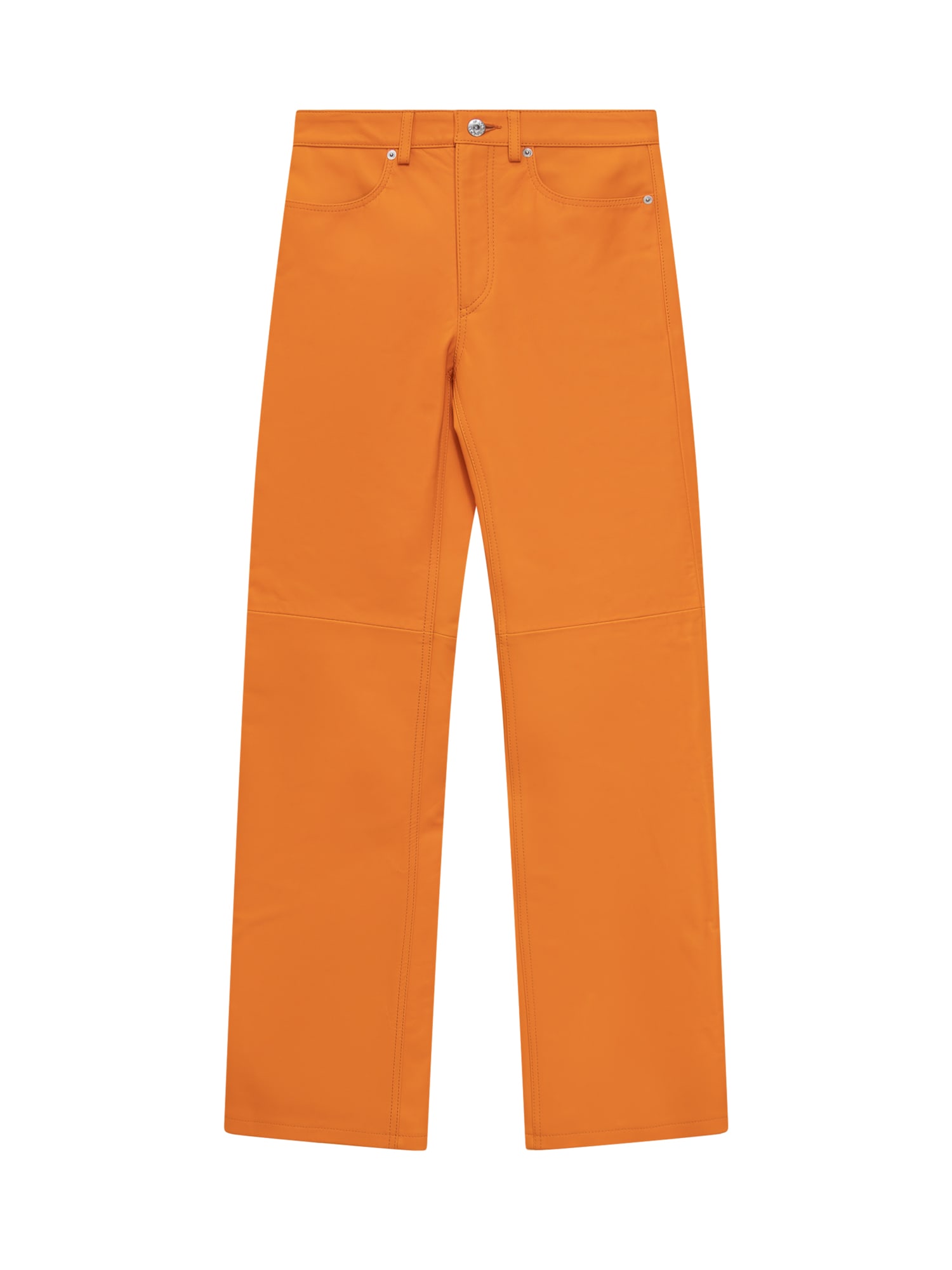 パンツ J W ANDERSON ORANGE LEATHER PANT J.W. Anderson Orange Leather Pant | italist