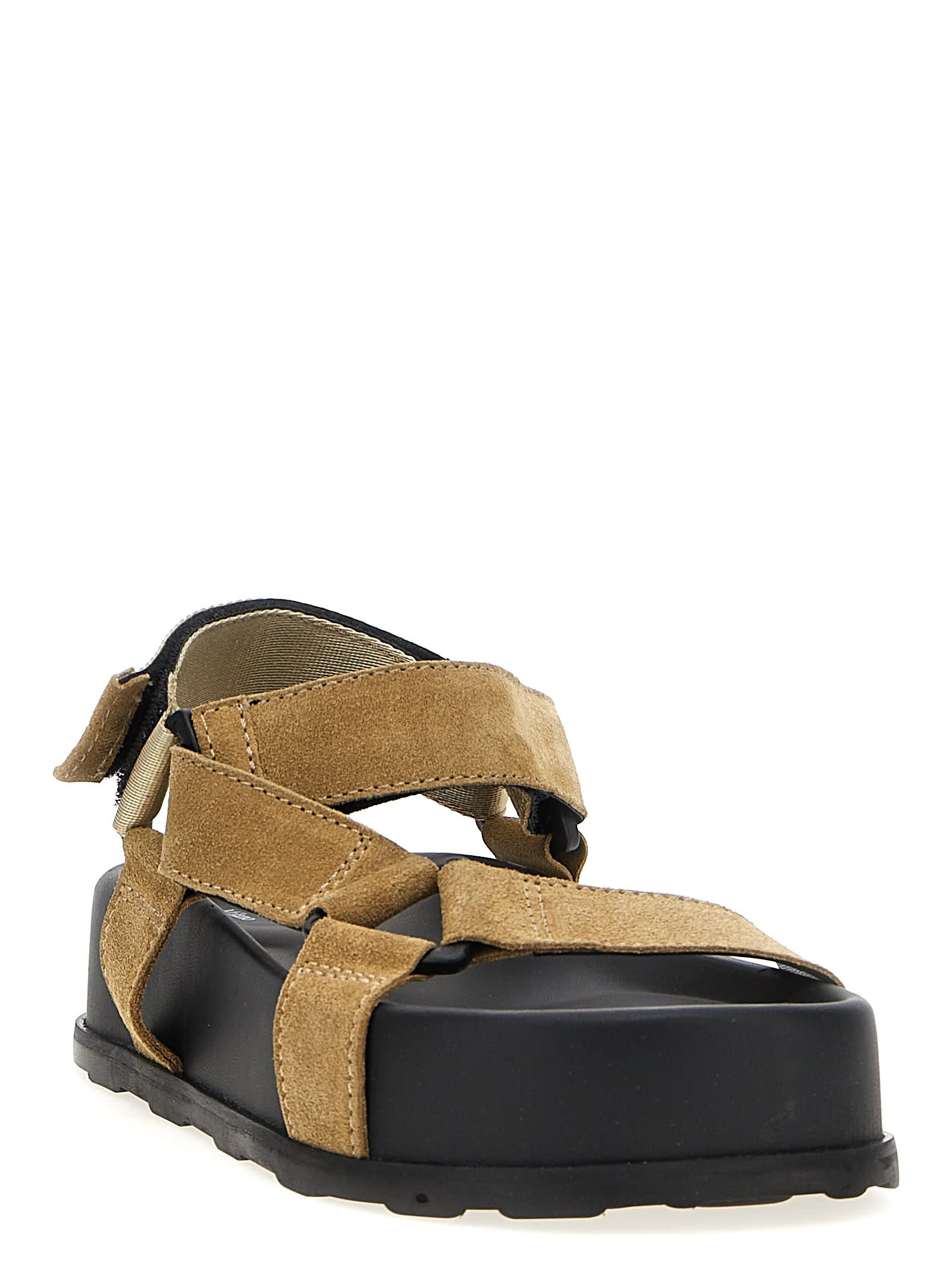サンダル・ミュール MOSCHINO Suede sandals Beige Moschino Beige Sandals from $261.00 - on Stylight