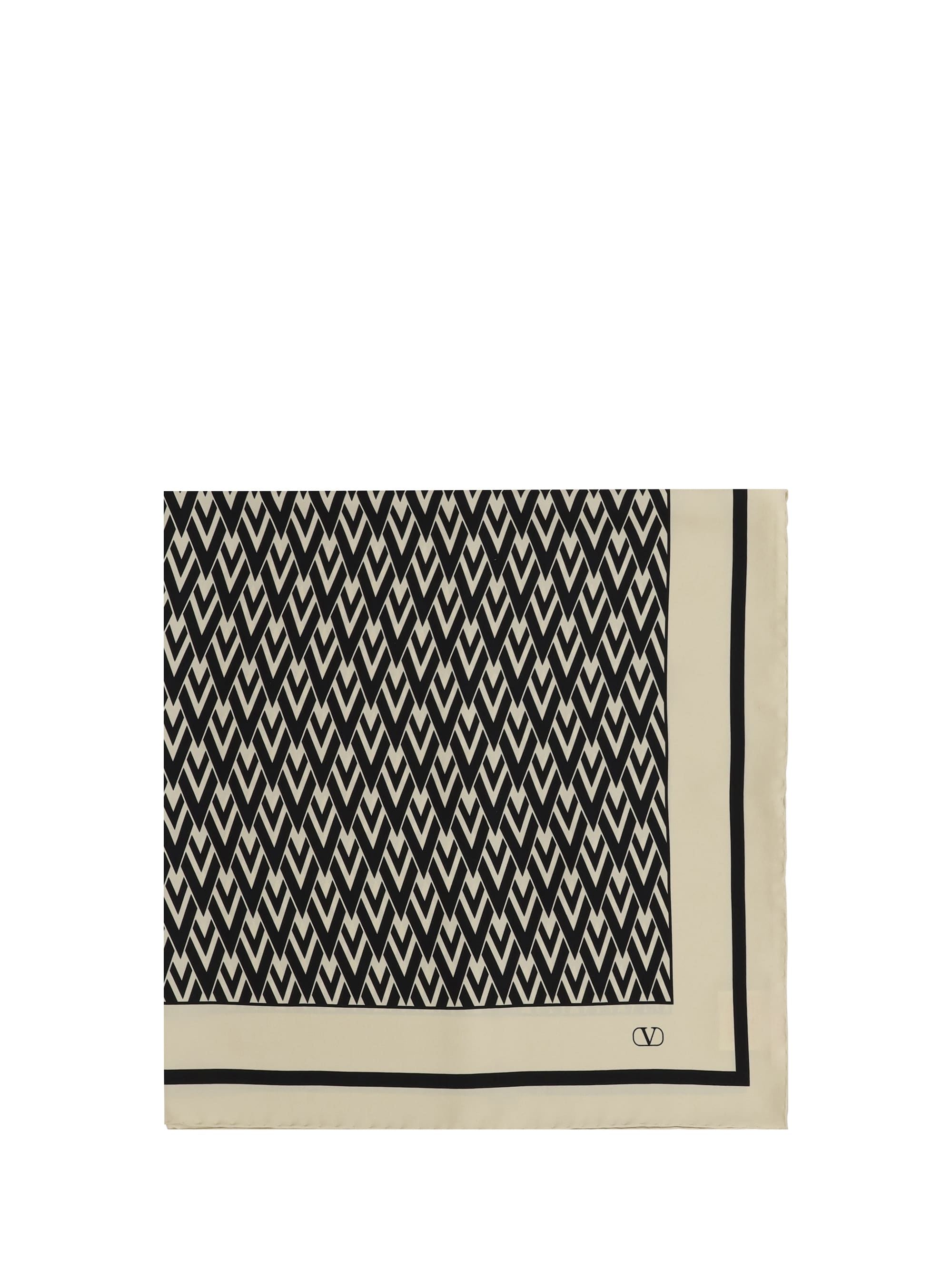マフラー・ストール VALENTINO FW25 Printed silk foulard (7W2EI114WFM QT3) Valentino Garavani Logoed Foulard | italist