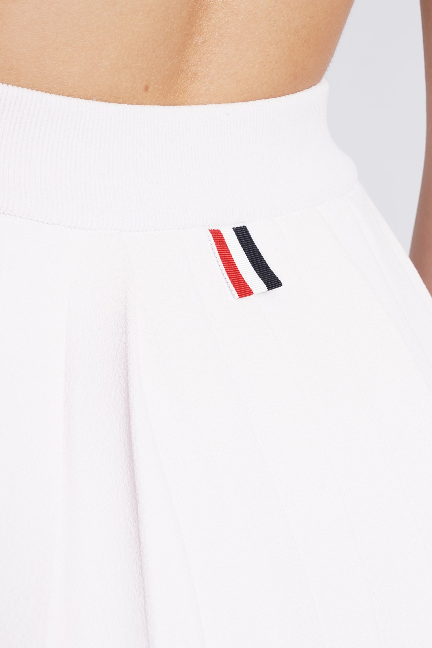 ミニスカート THOM BROWNE Pastel pink viscose blend mini skirt Thom Browne Pastel Pink Viscose Blend Mini Skirt | italist