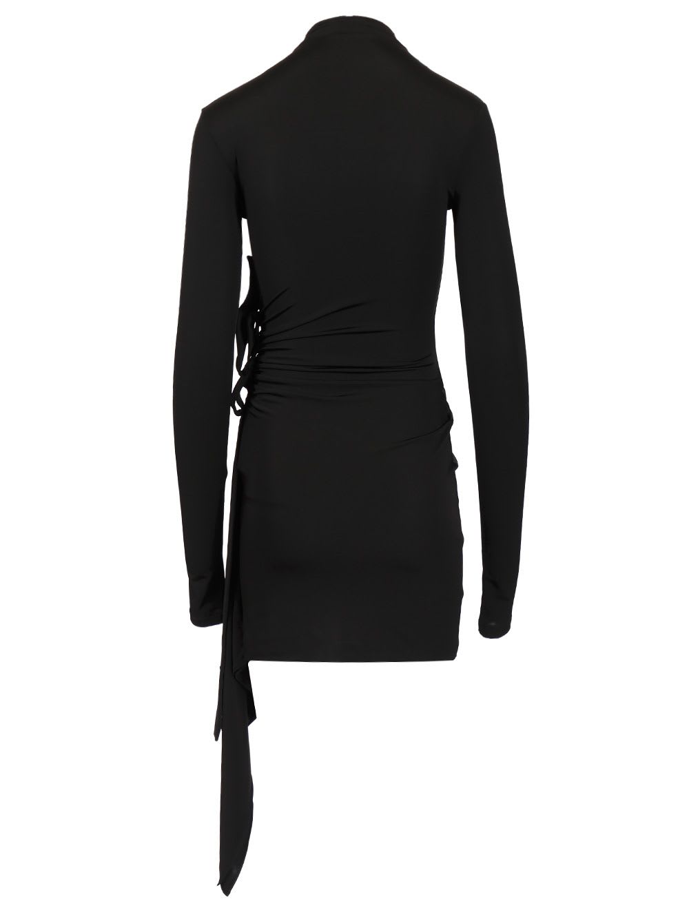 【関税&送料込】Off-White Sec Skin Draped Mini Dress Ls Blac Off-White Sec Skin Draped Mini Dress Ls Black - Bl | italist