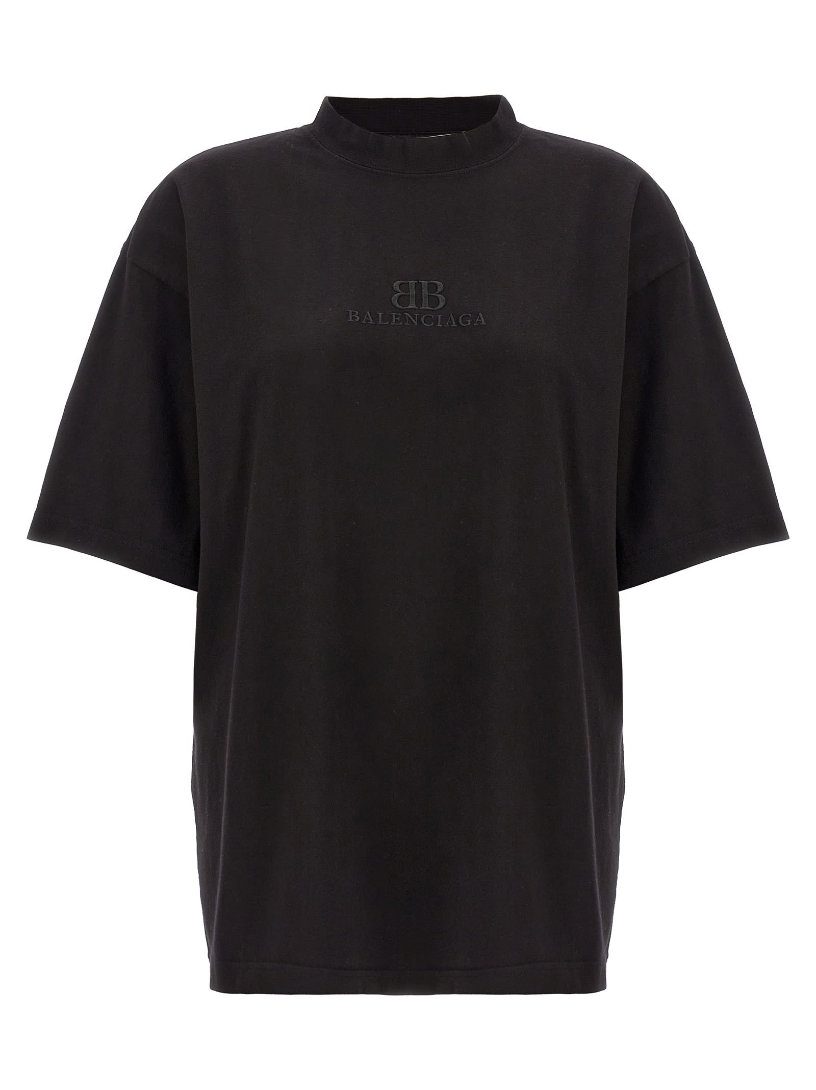 Balenciaga Logo Embroidery T-shirt | italist