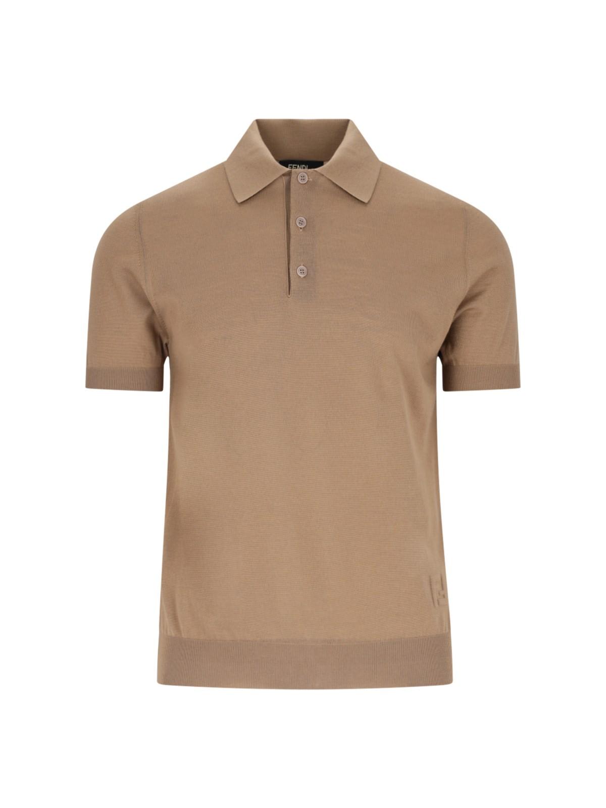 【送料&関税込】Fendi Logo Knit Polo Shirt Fendi Logo Knit Polo Shirt | italist