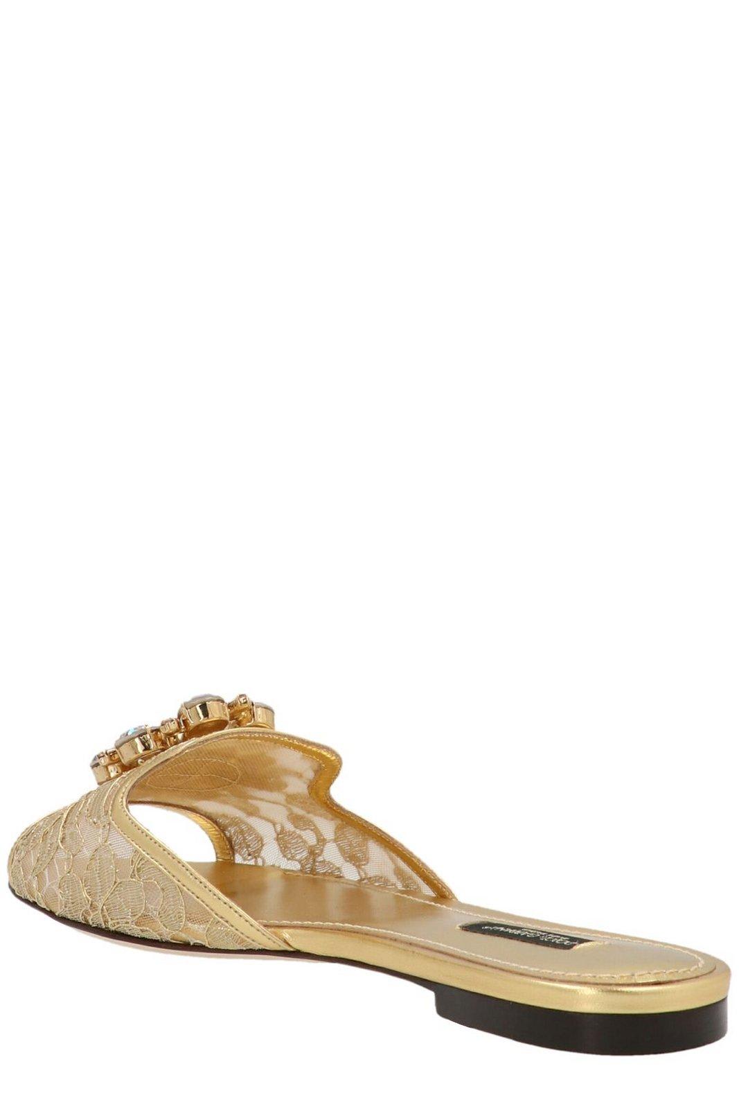 Dolce & Gabbana Embellished Slip-on Sandals | italist