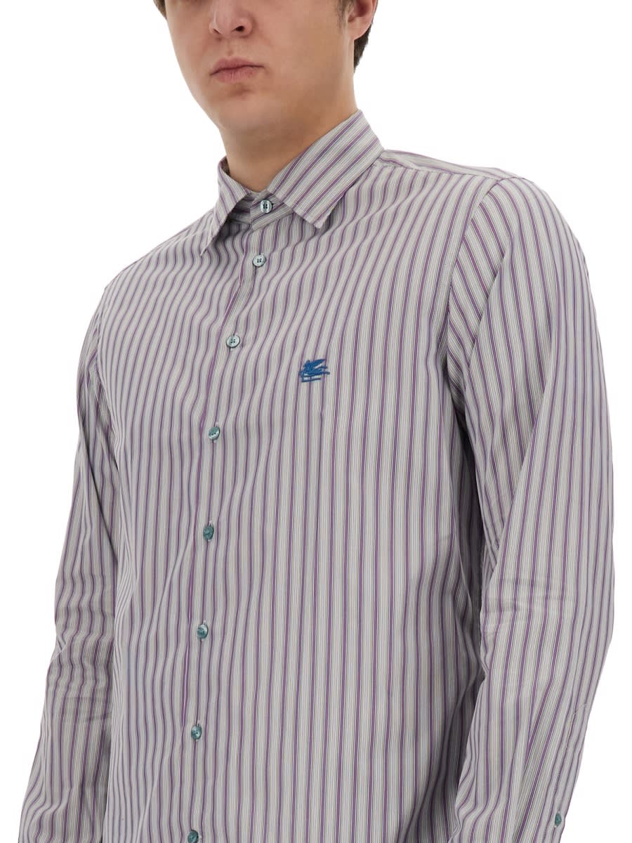 Tシャツ・カットソー ETRO SS24 PEGASUS SHIRT (MRIB0002_99TR516S8450) ETRO Pegasus Print T-Shirt SAVANNA