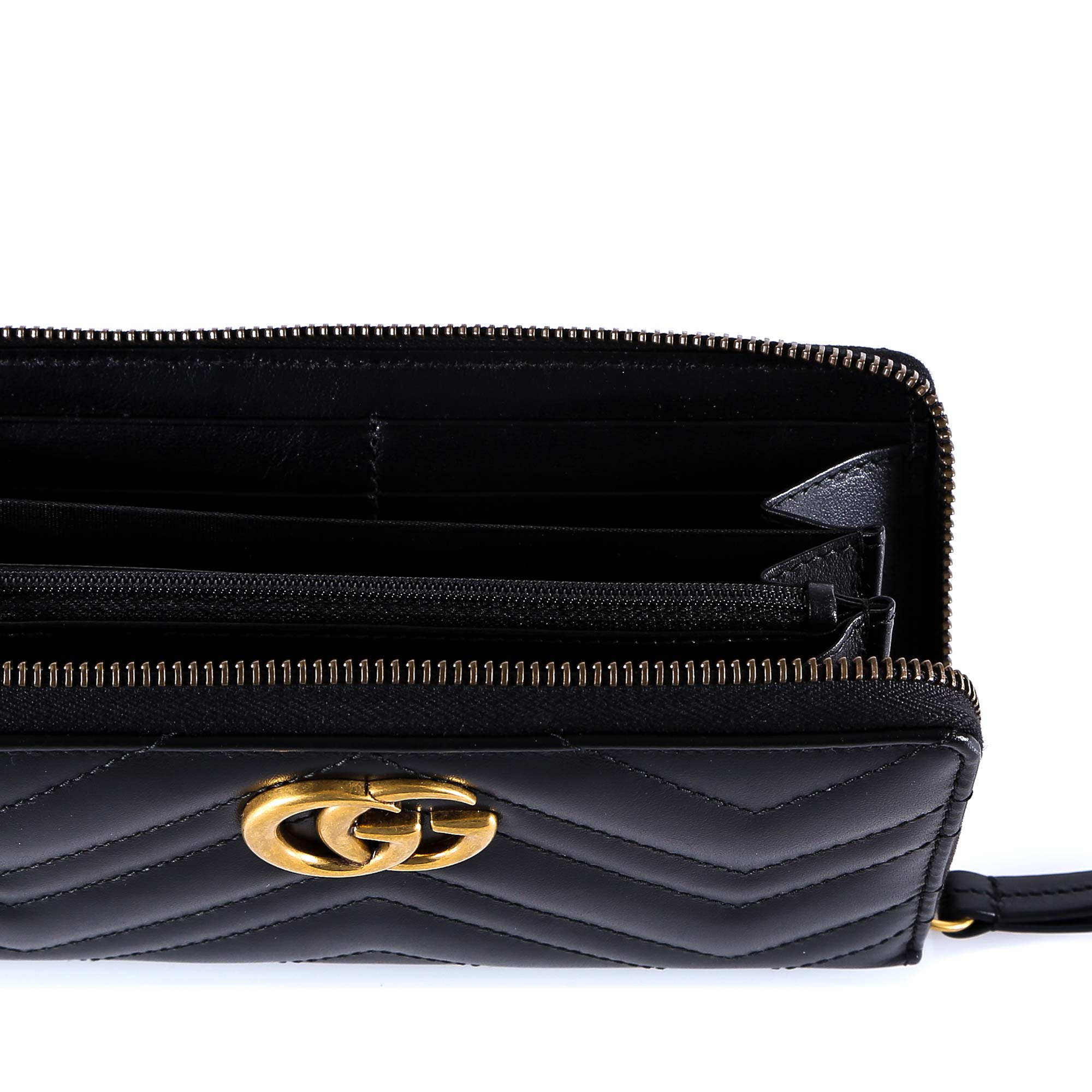 GUCCI PORTAFOGLIO PICCOLO GG MARMONT Black