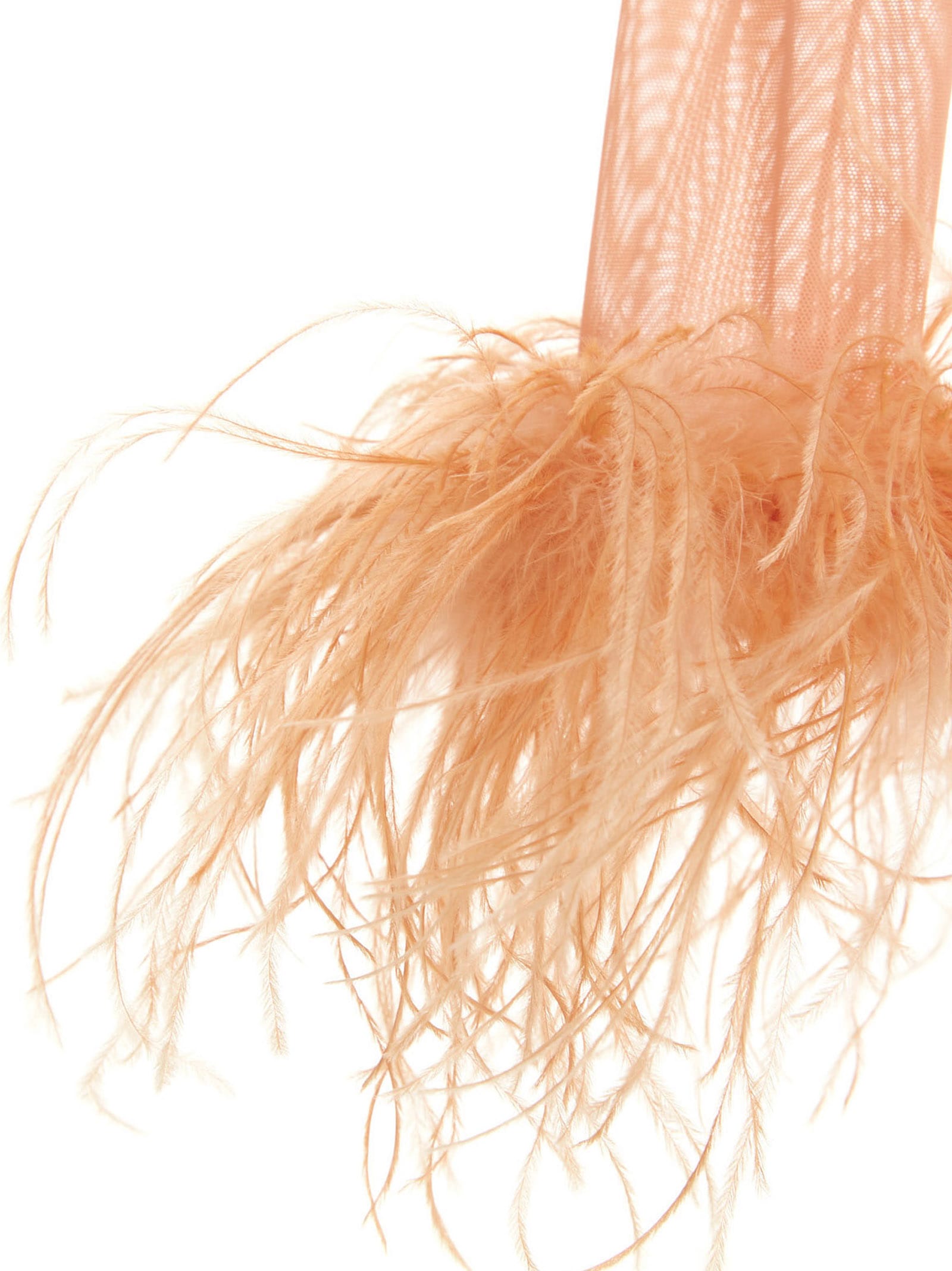 インナー・ルームウェアその他 Oseree SS23 Feather transparent mesh bodysuit (OFY121 PEACH) f2fab4879a8353a5737c05da31377d