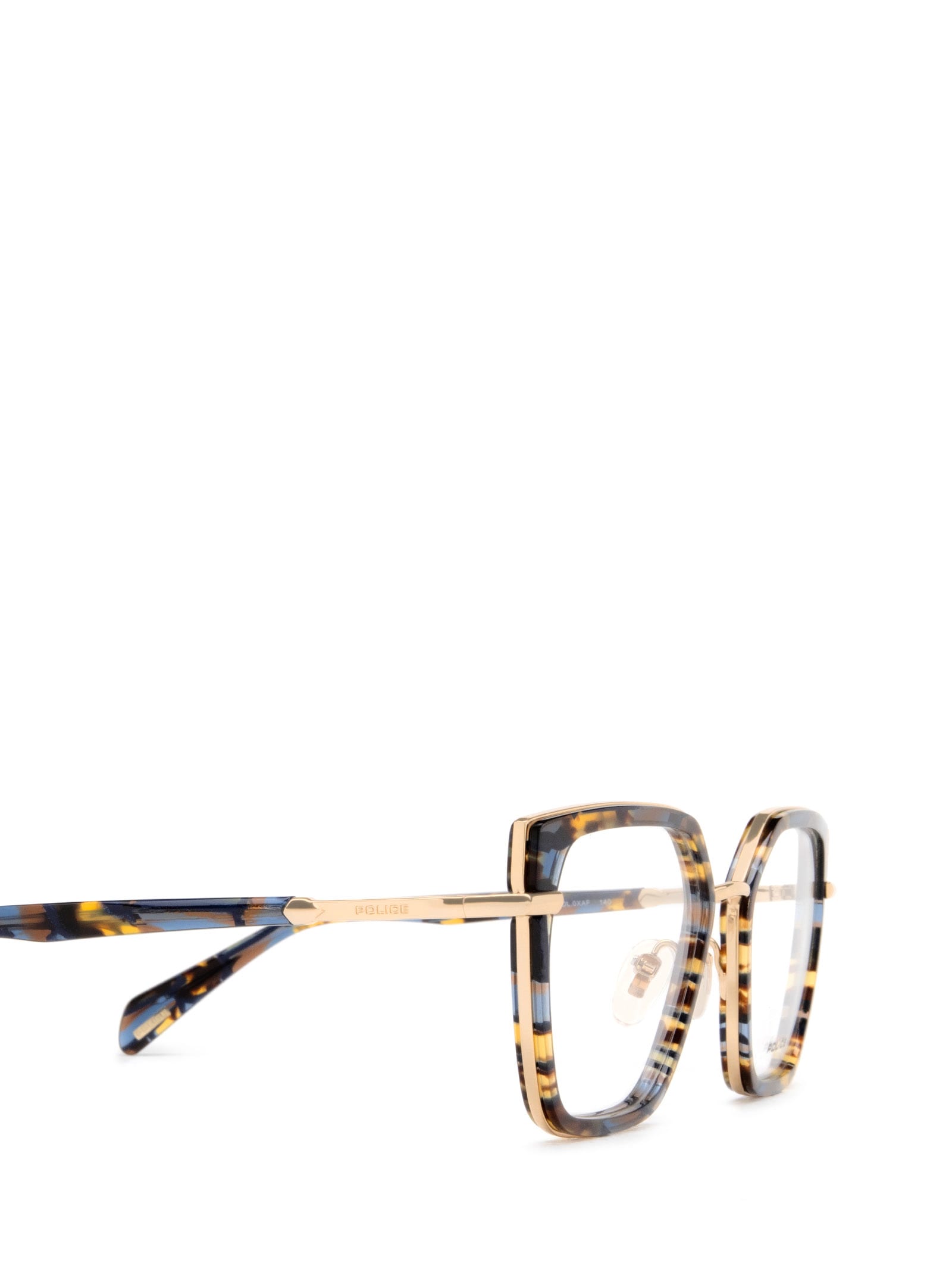 Police Vpld22 Blue Havana Glasses | italist