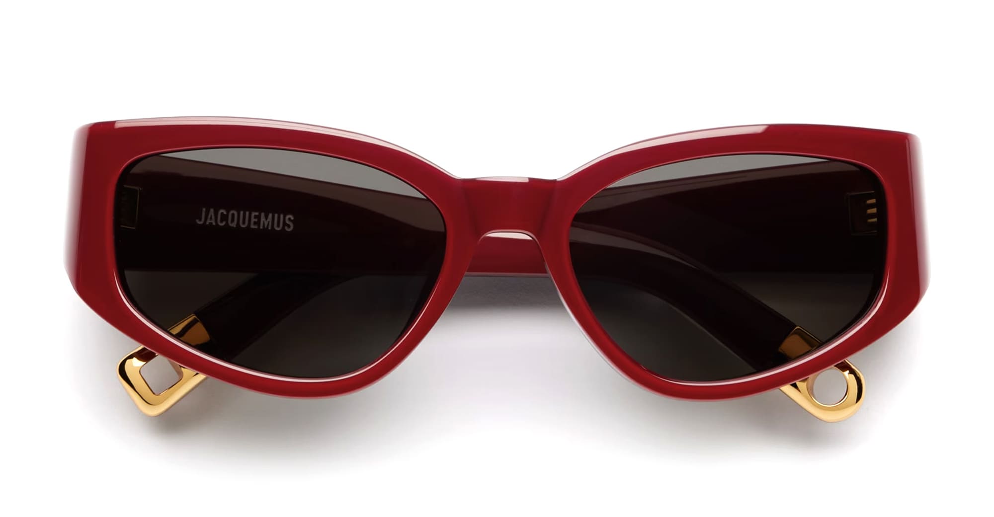 【送料&関税込】Jacquemus Gala - Burgundy Sunglasses - Unise Jacquemus Gala - Burgundy Sunglasses | italist