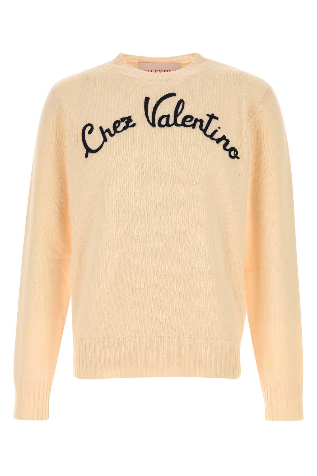 【送料&関税込】Valentino Cream Wool Sweater Valentino Cream Wool Sweater | italist