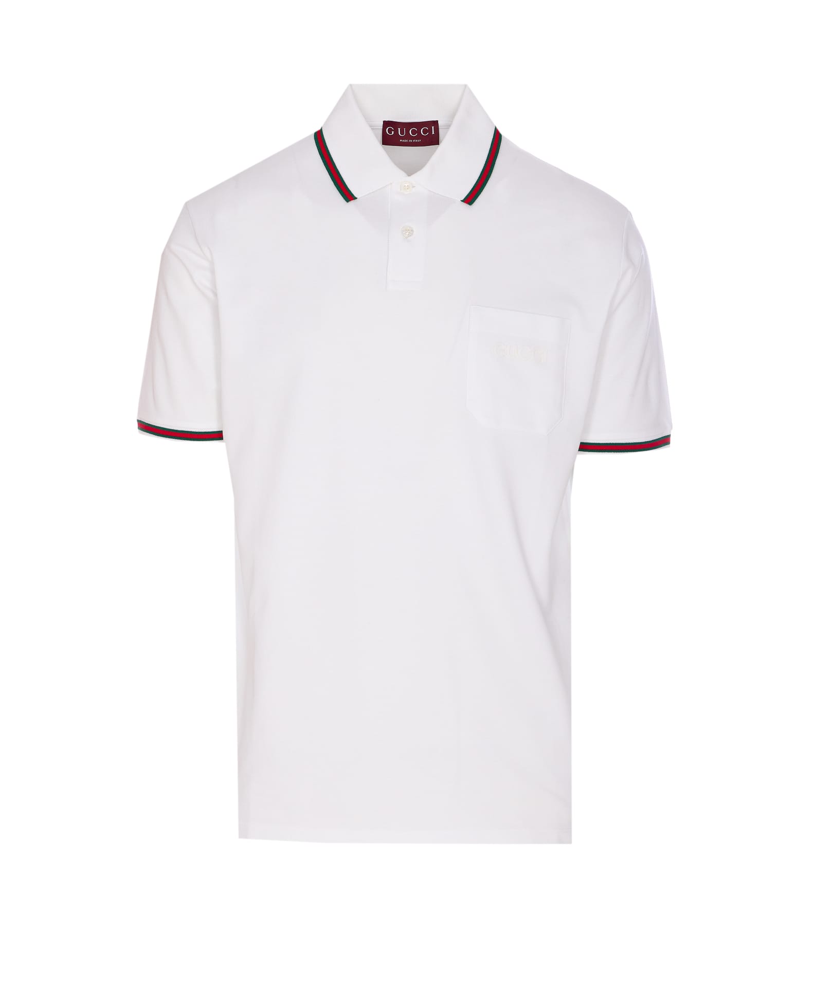 Gucci Cotton Embroidery Polo Shirt | italist