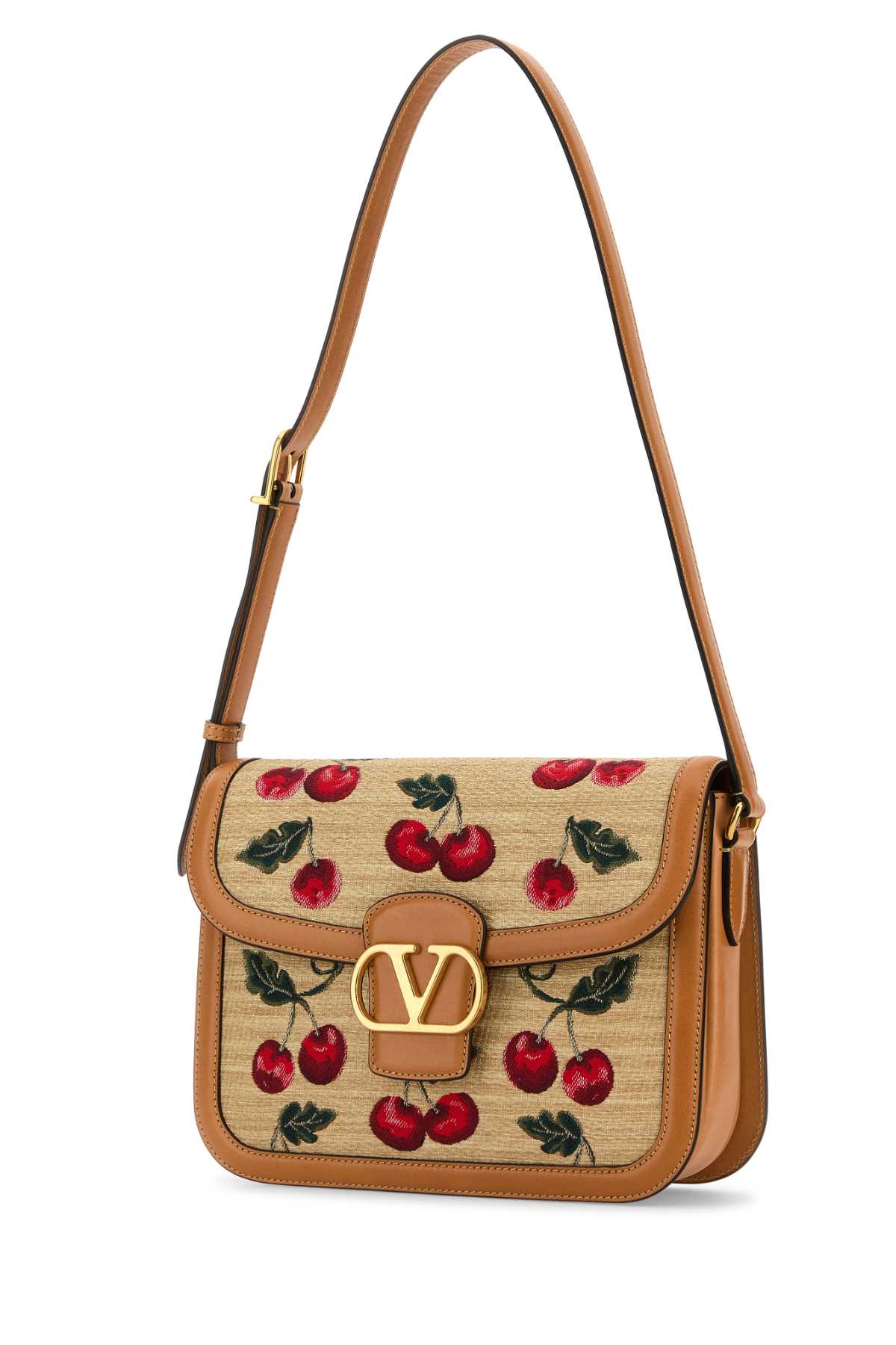 ショルダーバッグ・ポシェット VALENTINO GARAVANI Embroidered Raffia 9T05 Crossbody Bag Valentino Garavani Embroidered Raffia 9t05 Crossbody Bag