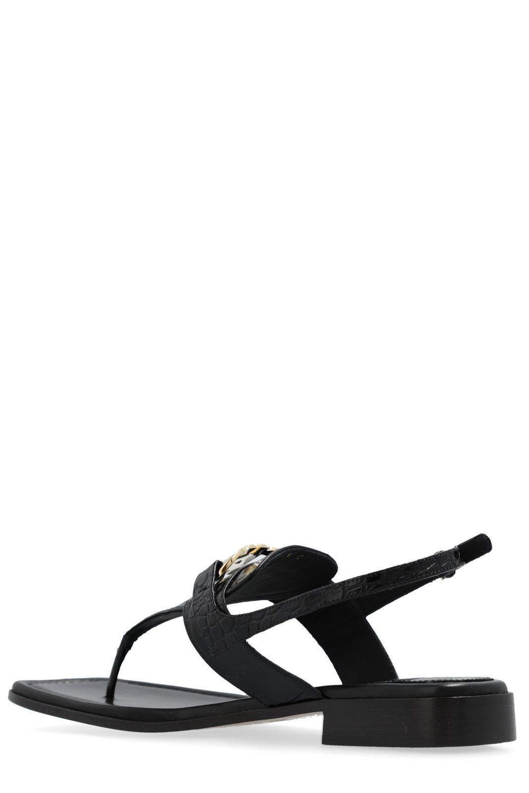 VIP【送料関税込】FERRAGAMO GANCINI LEATHER THONG SANDALS Gancini sandal - Men | Ferragamo