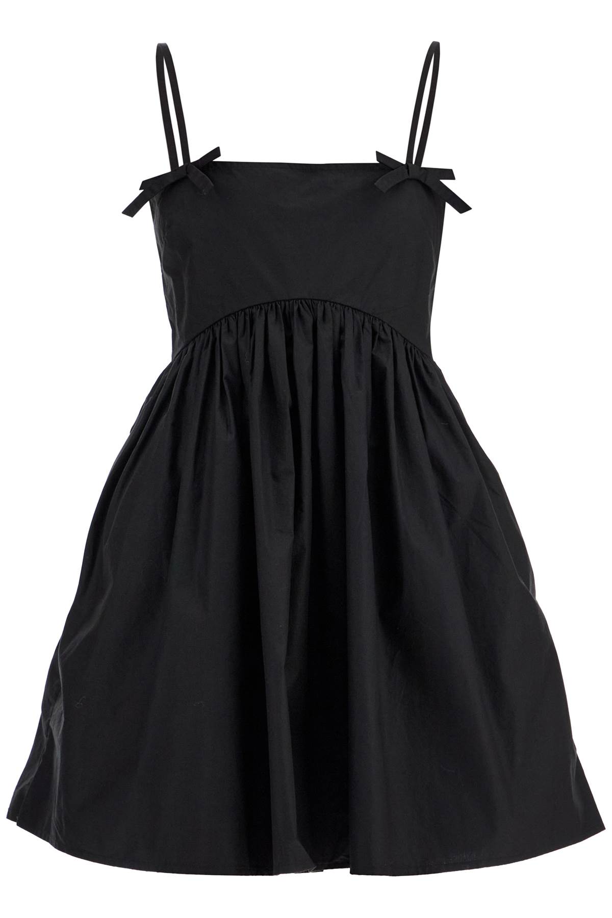 Ganni Cotton Poplin Strap Dress | italist