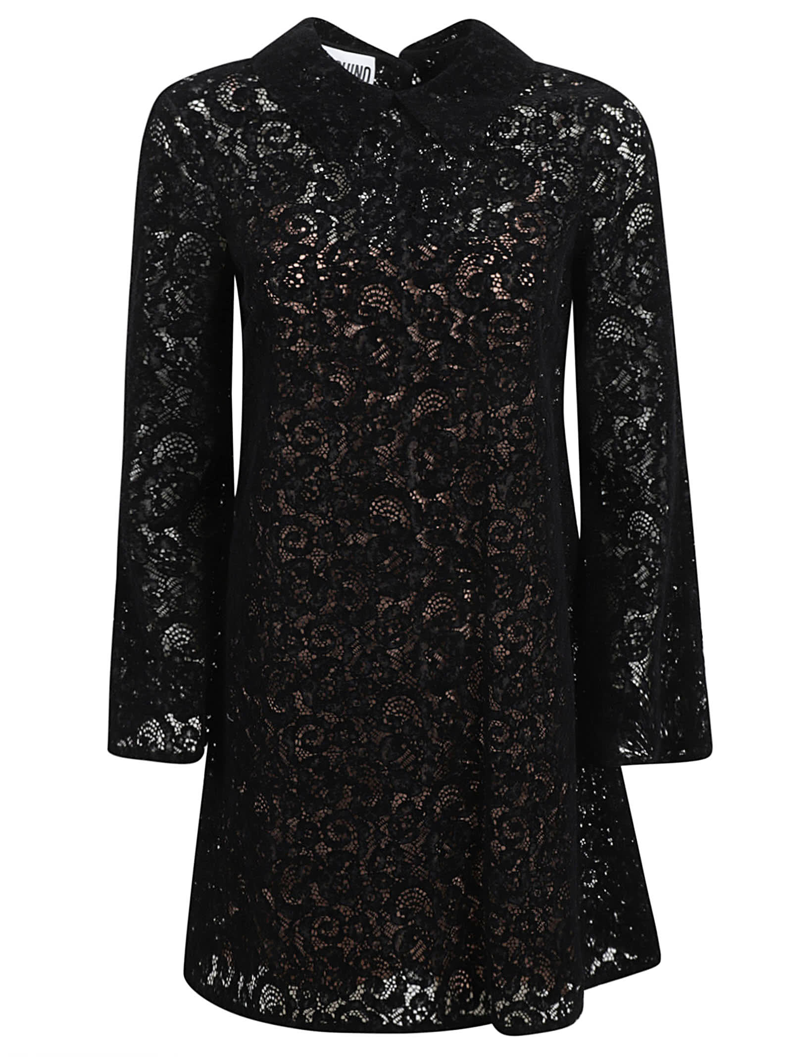 laced applique dress