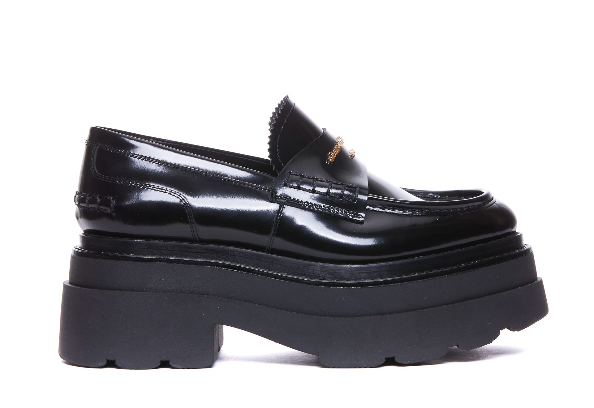 【23AW 】Alexander Wang/carter 95 プラットフォームローファー Alexander Wang Carter Leather Platform Loafers | Saks Fifth