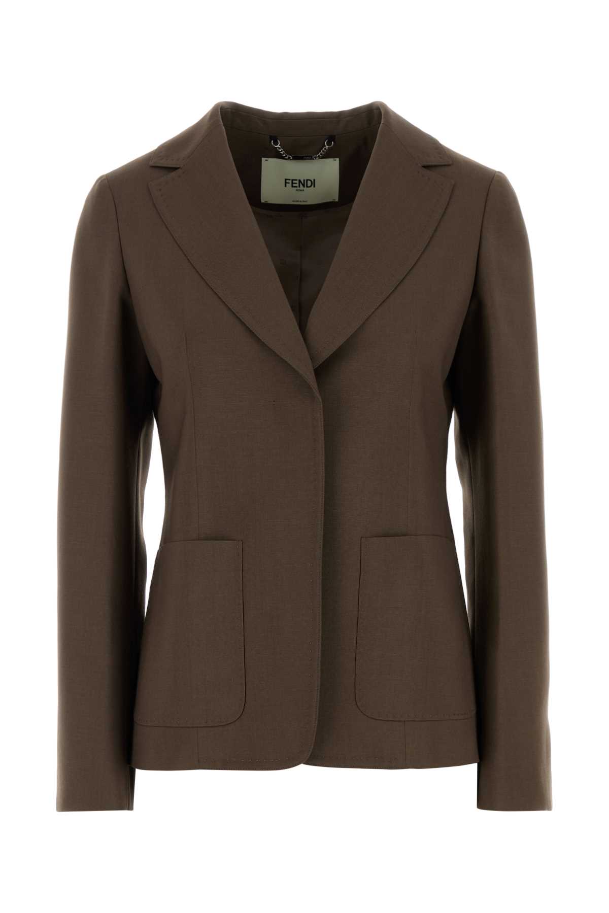 【送料&関税込】Fendi Single-breasted Tailored Blazer Fendi Single-breasted Tailored Blazer | italist