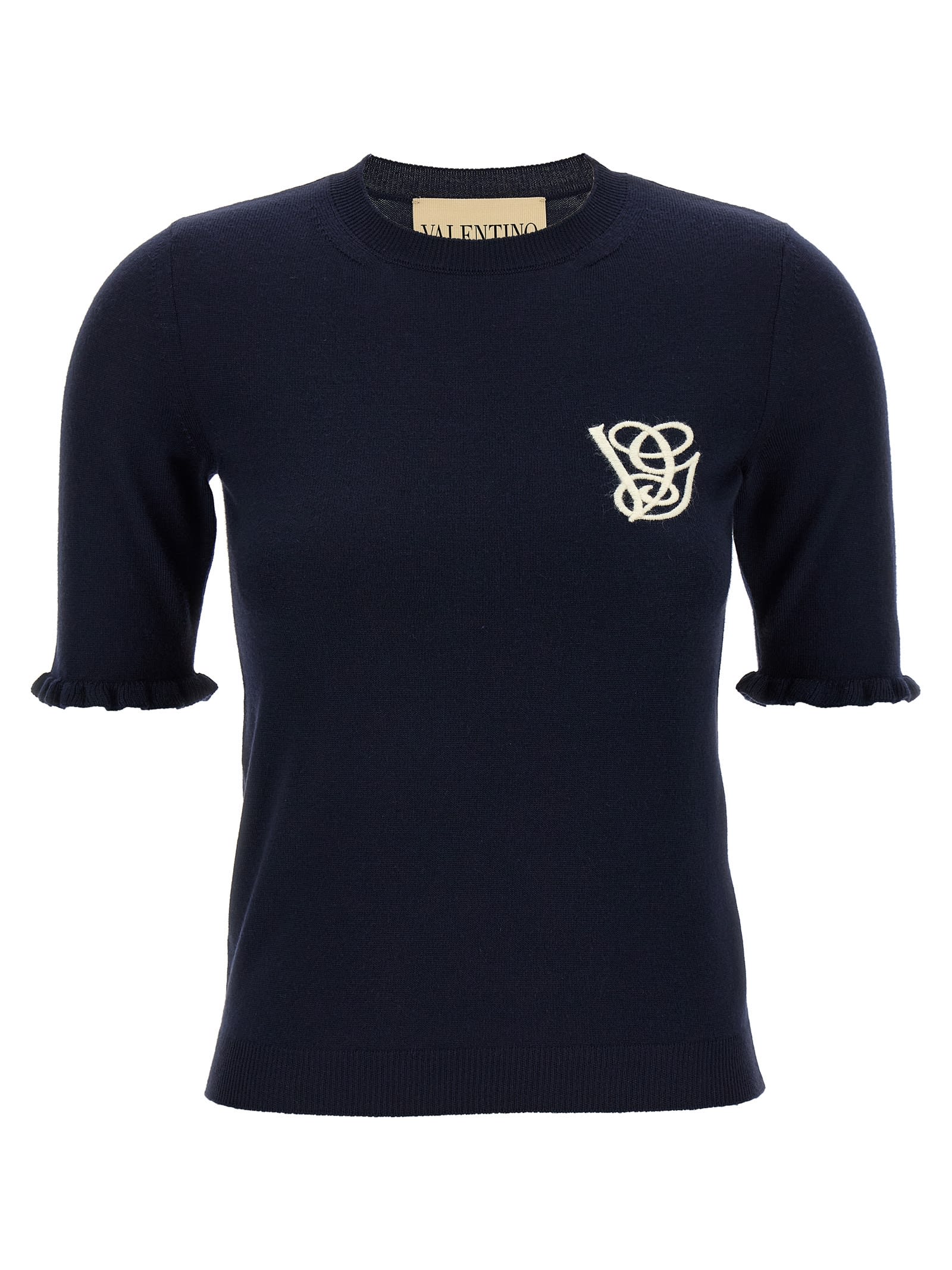 Tシャツ・カットソー Valentino Garavani Vg Embroidery Top Valentino Garavani Vg Embroidery Top | italist