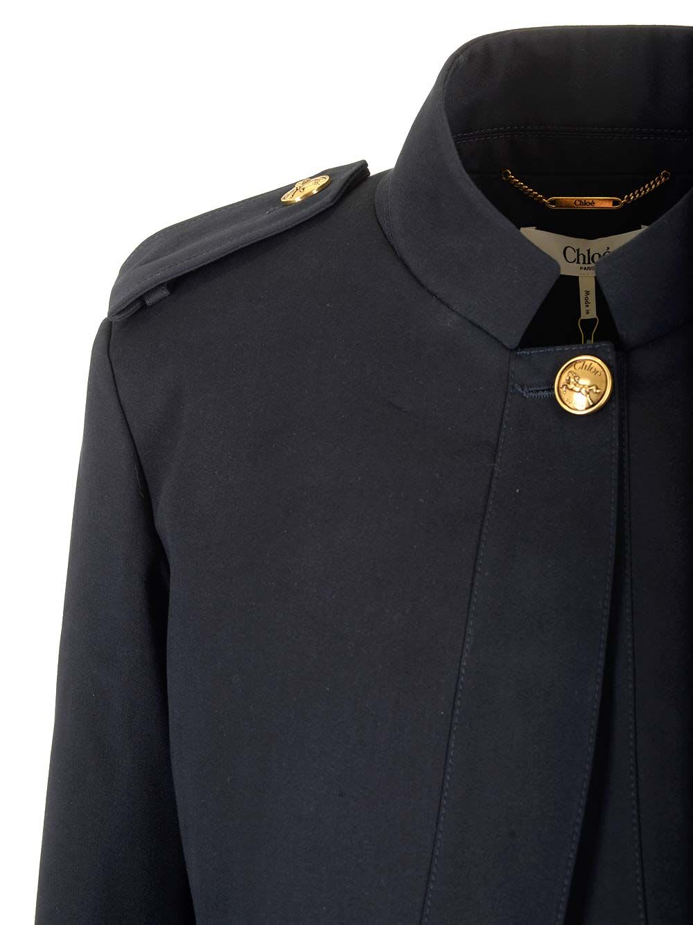【関税&送料込】Chloe Military Style Jacket Chloé Military Style Jacket | italist