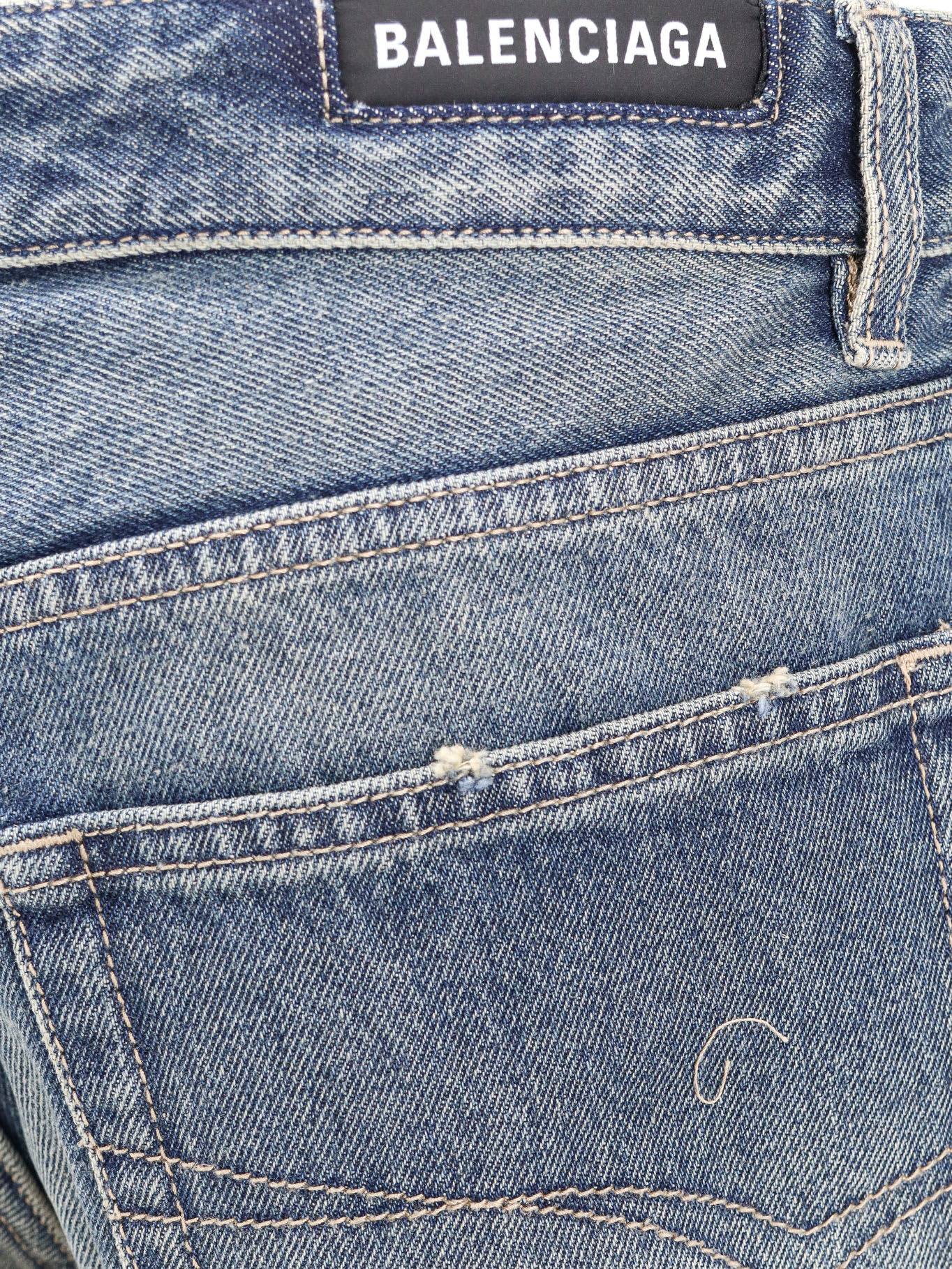 Balenciaga Denim Shorts | italist