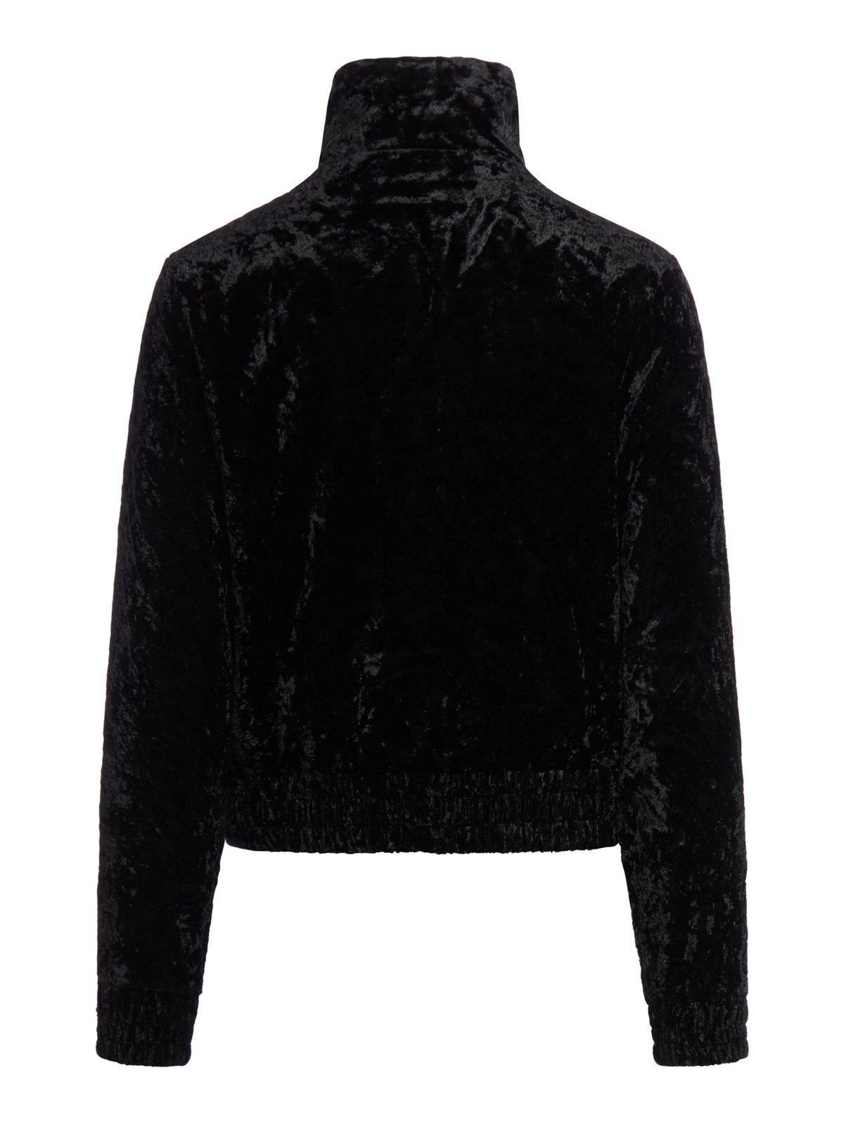 AMIRI Crushed-velvet Zip-up Track Jacket | italist