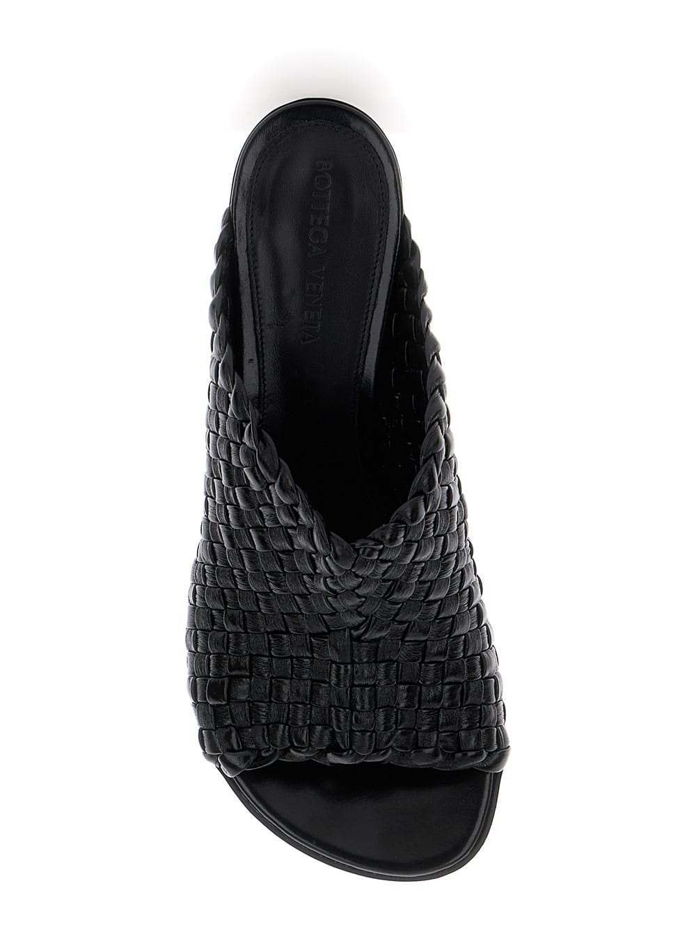 【送料&関税込】Bottega Veneta Atomic Intrecciato Sandals Bottega Veneta 'atomic' Black Mule Sandals With Intrecciato