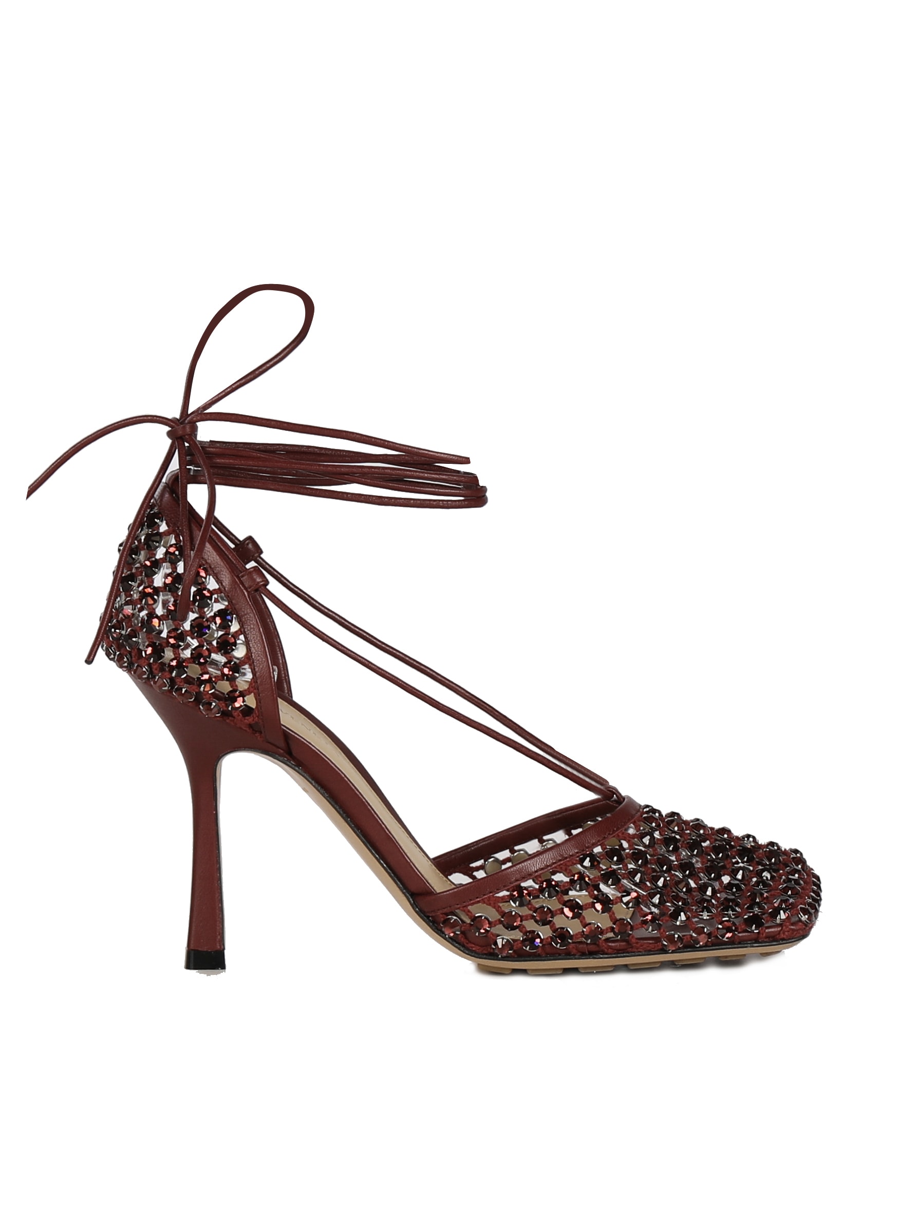 【送料&関税込】Bottega Veneta Stretch Lace-up Sandals Bottega Veneta® Women's Stretch Lace-Up Sandal in Black