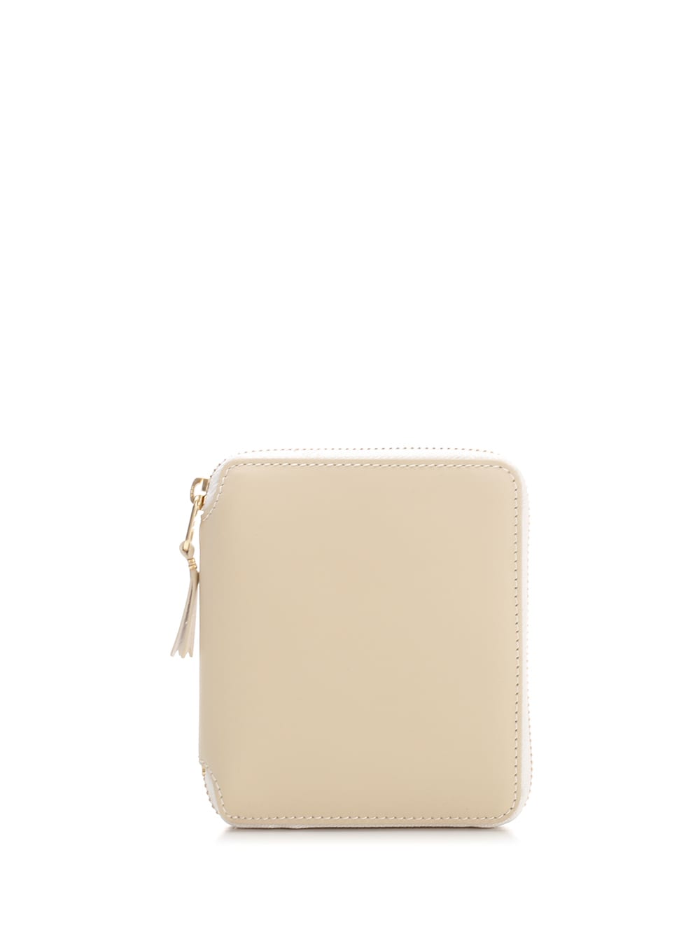 【Comme Des Garcons Wallet】leather vertical wallet (Ivory) Comme des Garçons Wallet Leather Vertical Wallet | italist