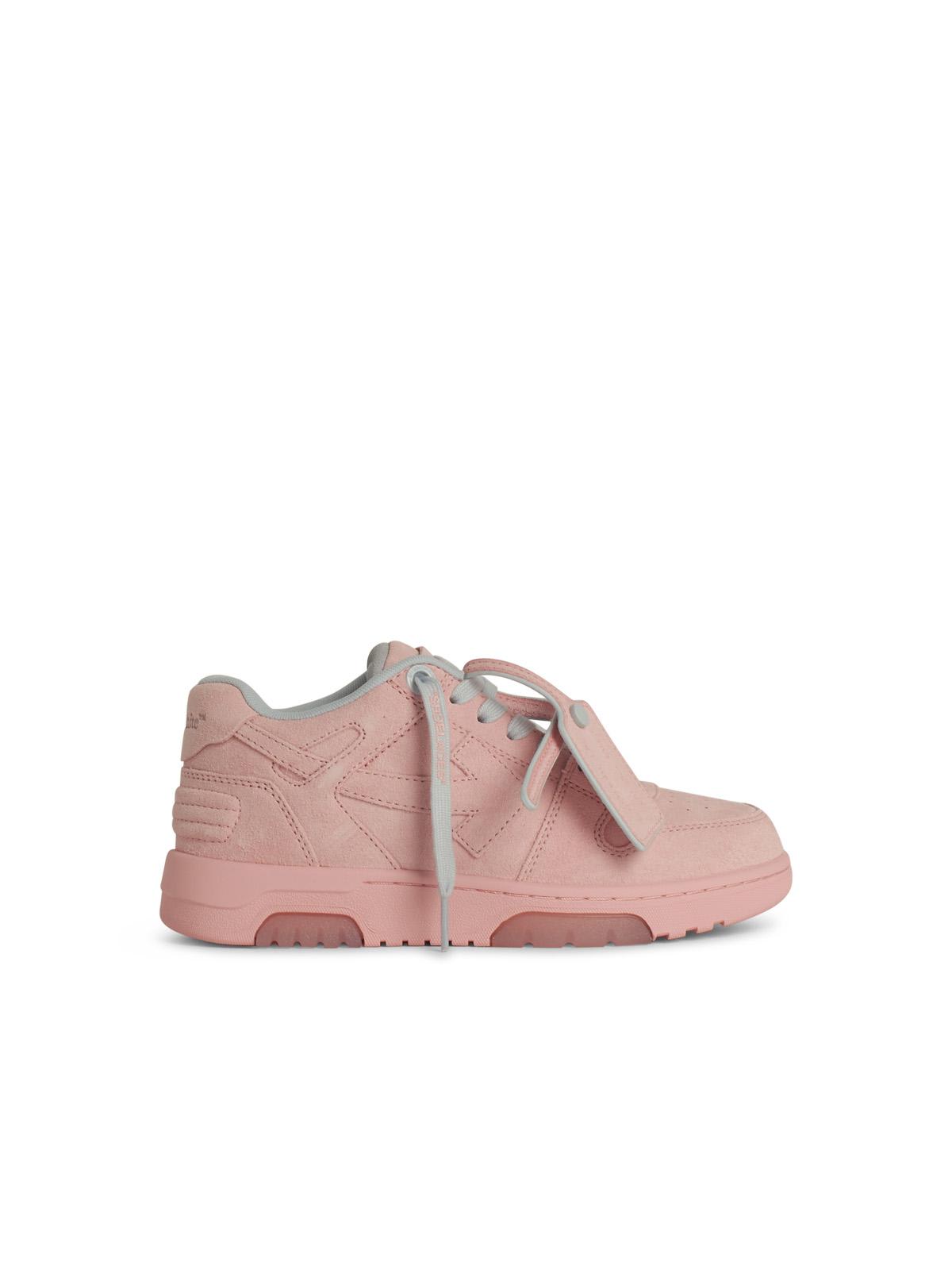 Off-White '0.0.0' Pink Suede Sneakers | italist