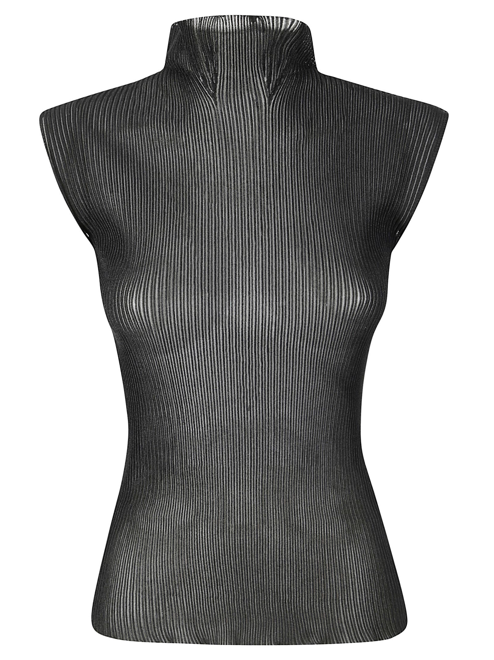 トップス CFCL HYPHA LUCENT SLEEVELESS TOP HYPHA LUCENT GLITTER SLEEVELESS TOP