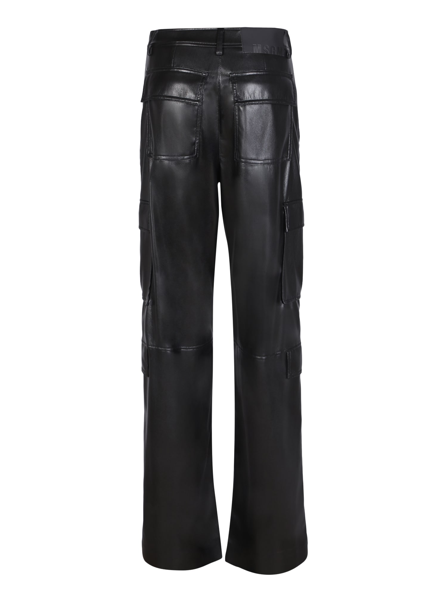 パンツ MSGM CARGO PANTS IN SOFT ECO LEATHER FABRIC 4735590ede9158533f870e3eec1cdc
