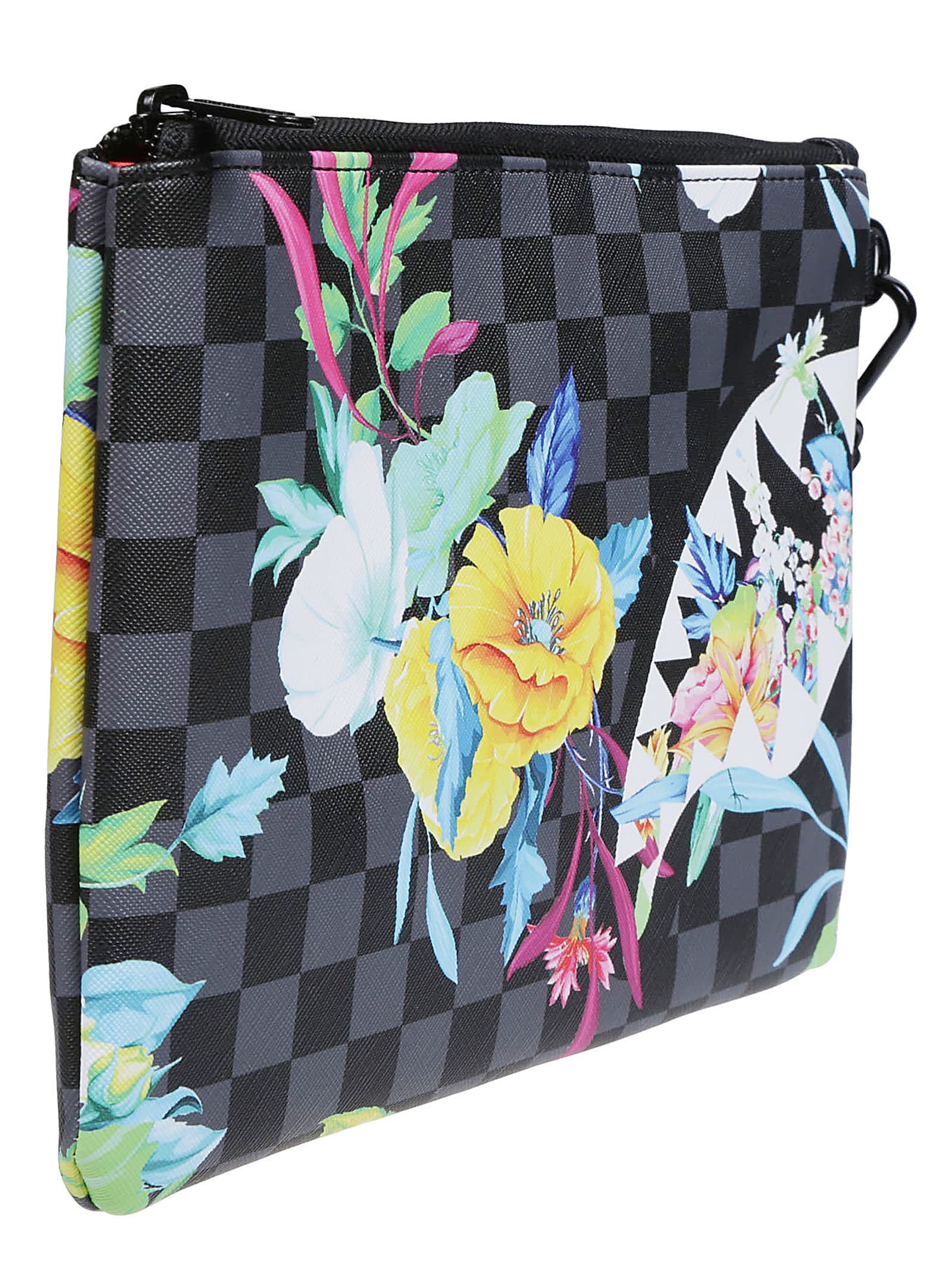 Sprayground Neon Floral Cross-over Clutch